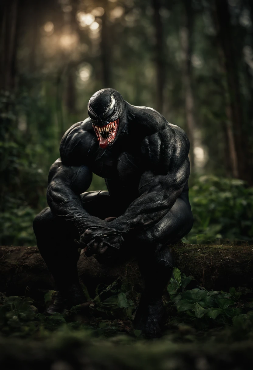 Venom combined with The Hulk