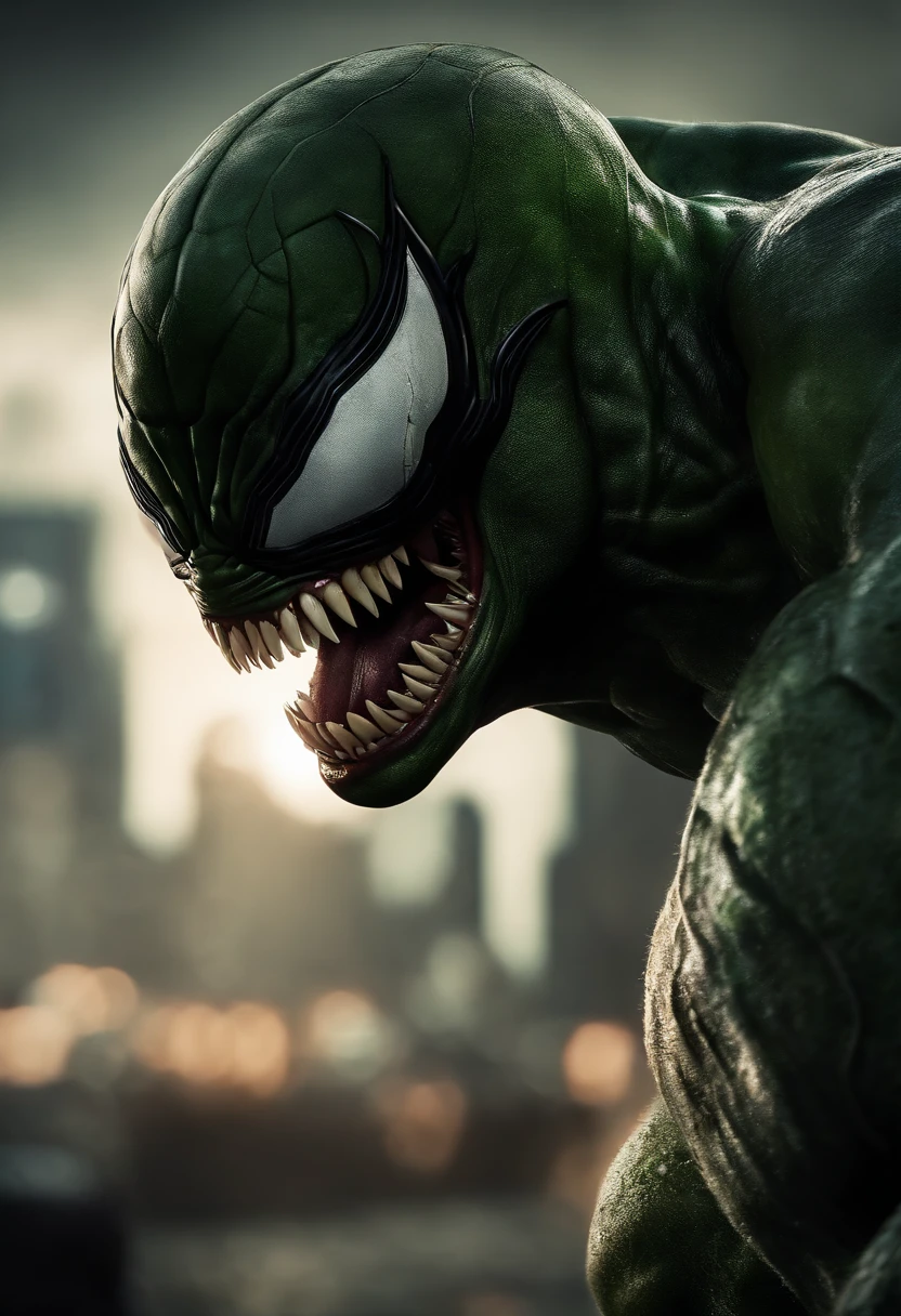Venom combined with The Hulk