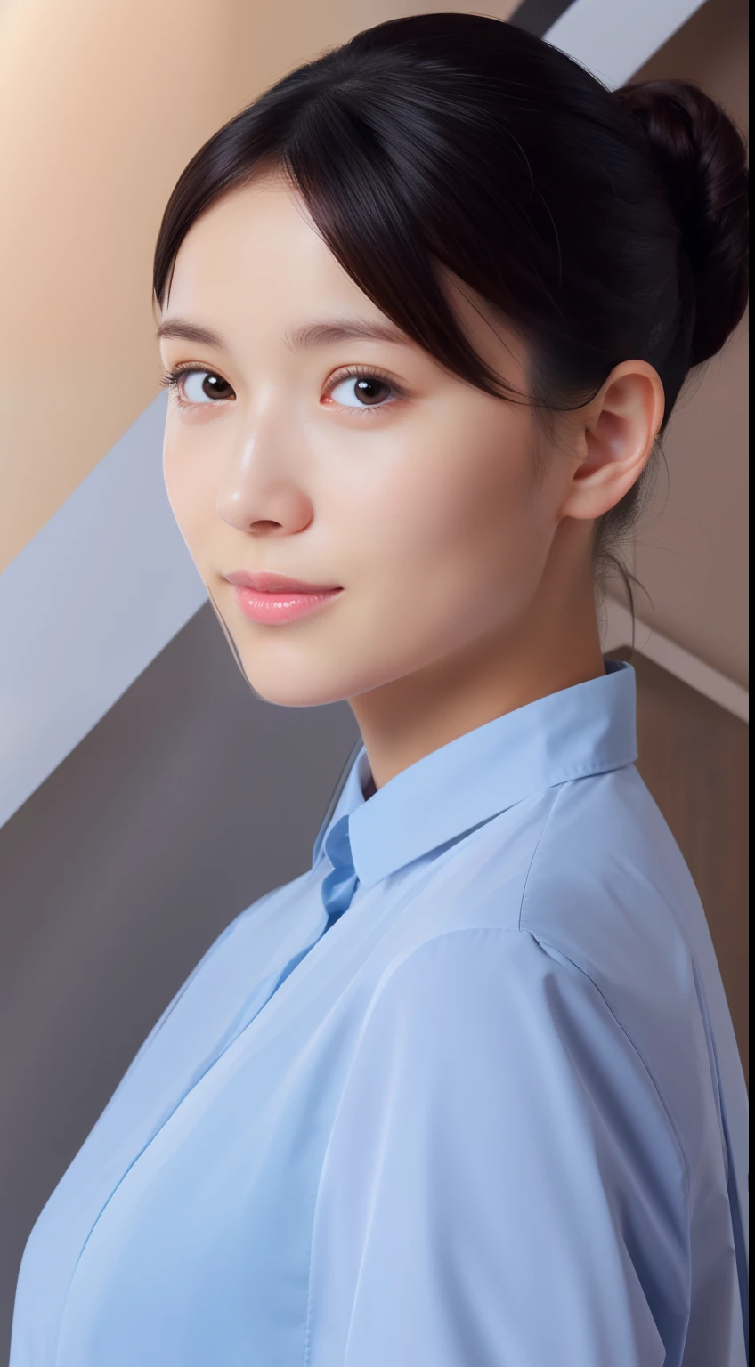 Ultra-realistic capture, Highly detailed, High resolution 16k close-up of human skin. Skin texture must be natural, Detailed enough to finely identify pores. Skin should look healthy, In a uniform tone. Use natural light and color. profile,kawaii,The whole body must be in the picture