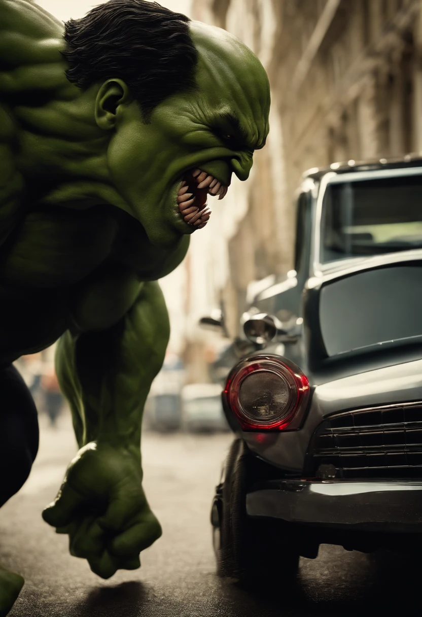 Venom combined with The Hulk