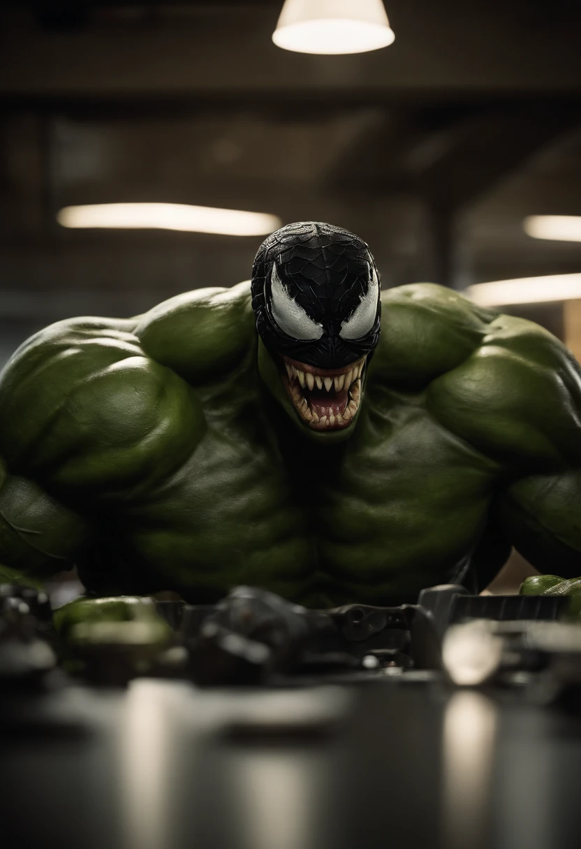 Venom combined with The Hulk