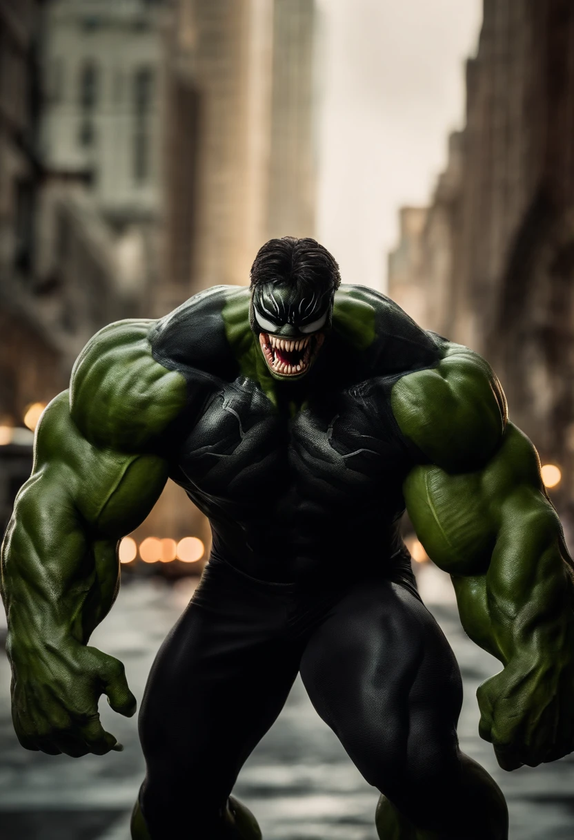 Venom combined with The Hulk