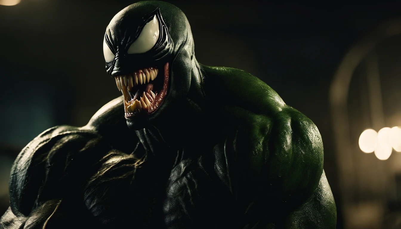 Venom combined with The Hulk