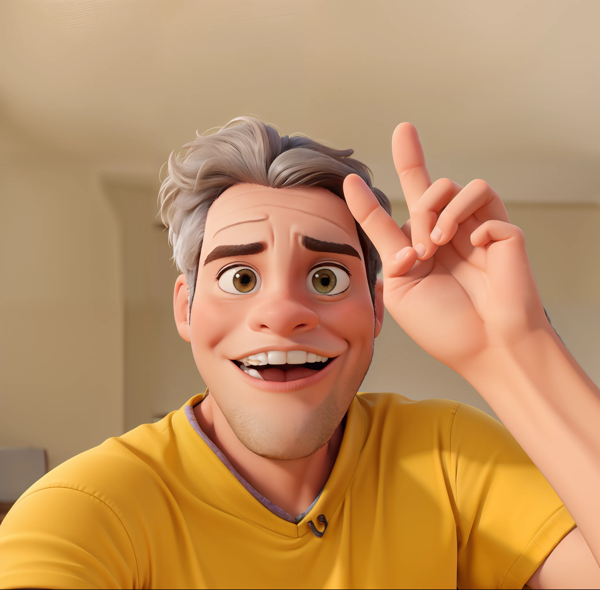 Um post estilo Disney Pixar, alta qualidade