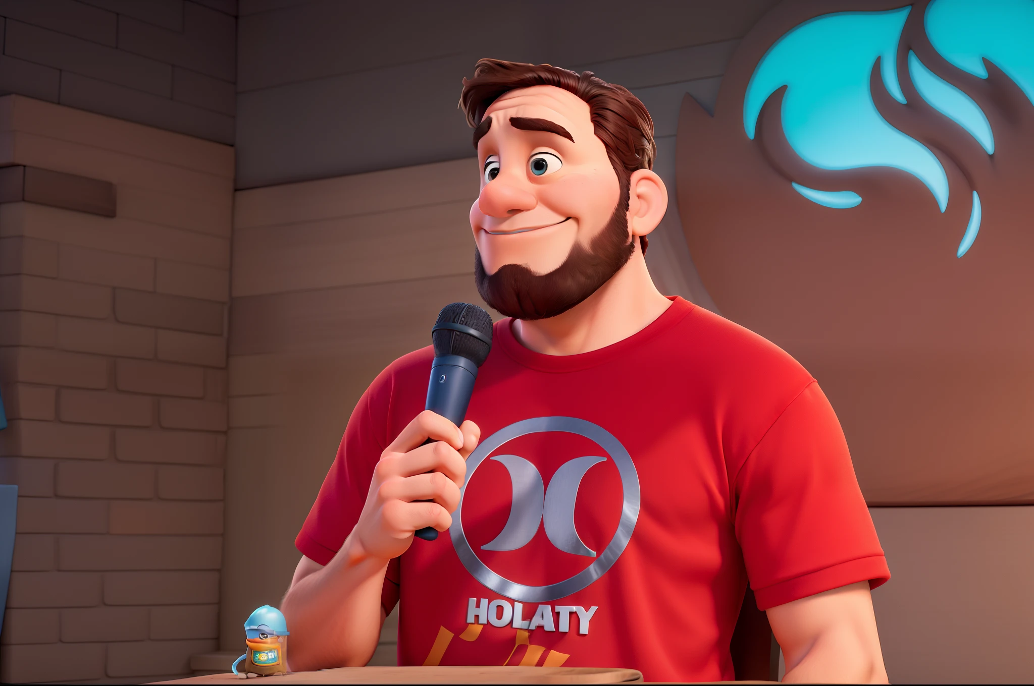 Um homem estilo disney pixar,alta qualidade,melhor qualidade