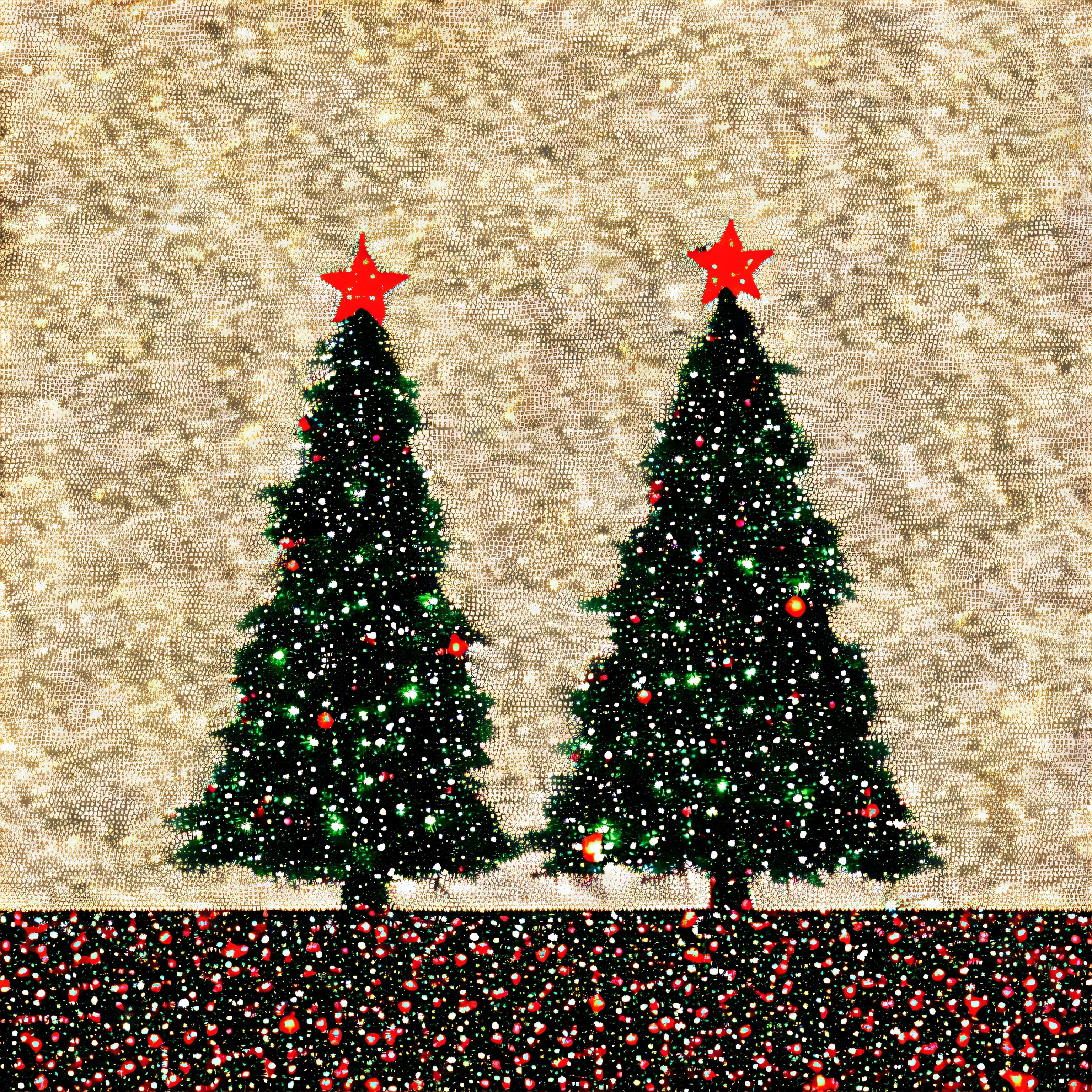 Christmas tree,Lots of presents around,illuminations,