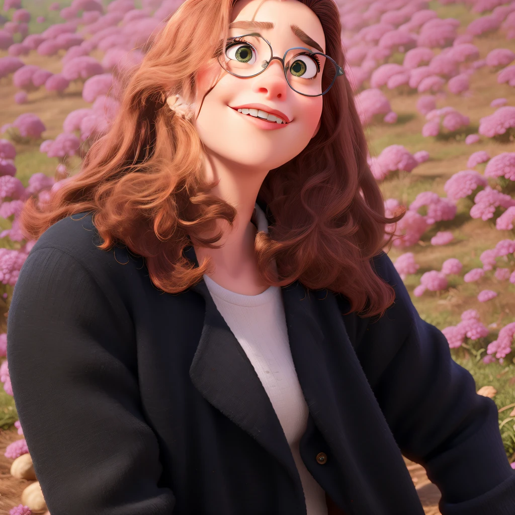 Um mulher estilo disney pixar, alta qualidade, melhor qualidade