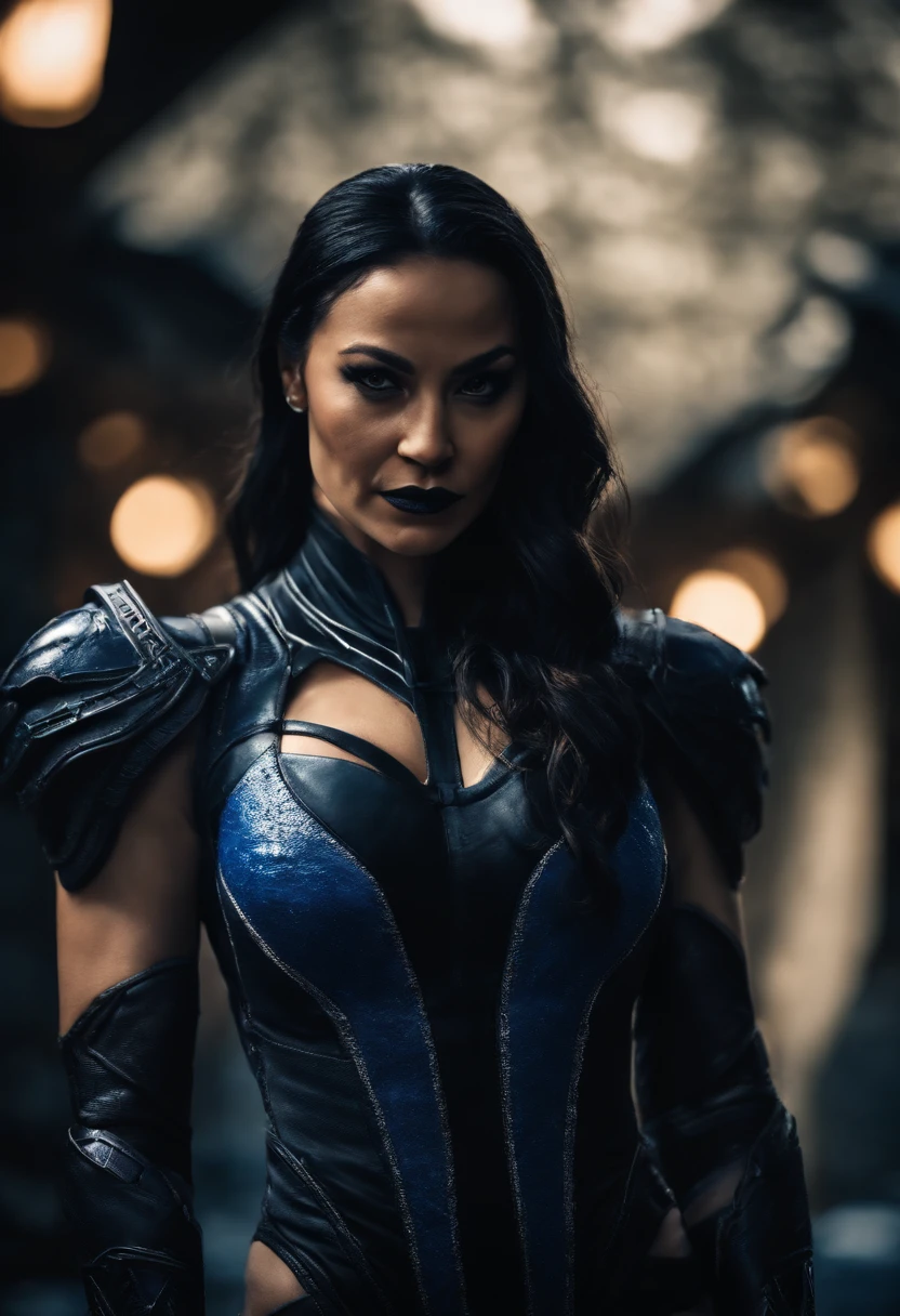 Venom combined with Kitana from Mortal Kombat,