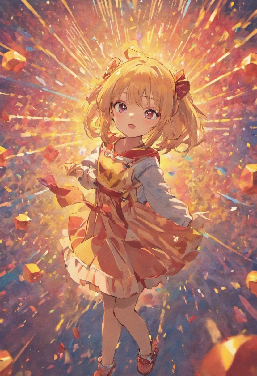 Loli anime kindergarten girl