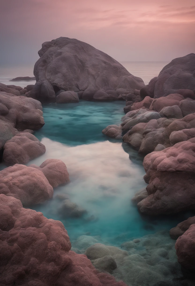 epic realistic, ((((pastel colour)))), Eschatological, Abandoned, ocean floor,abyssal,Nuclear contamination,jpn,disuse,Mutant fish,Radioactive material,entangle,heavy metal,depth of fields,high detal