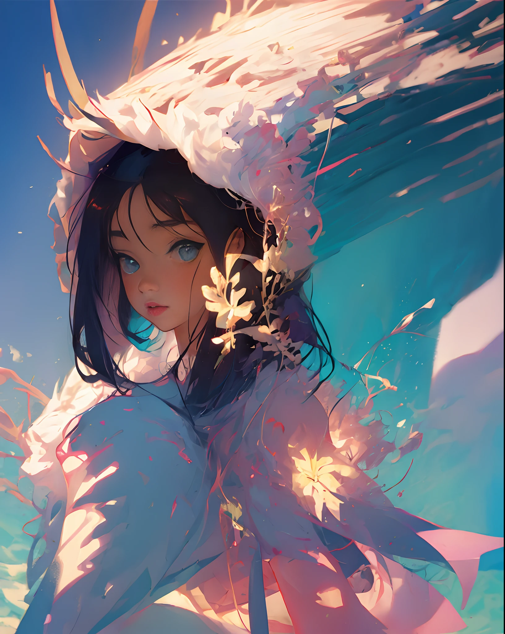 Naked anime girl