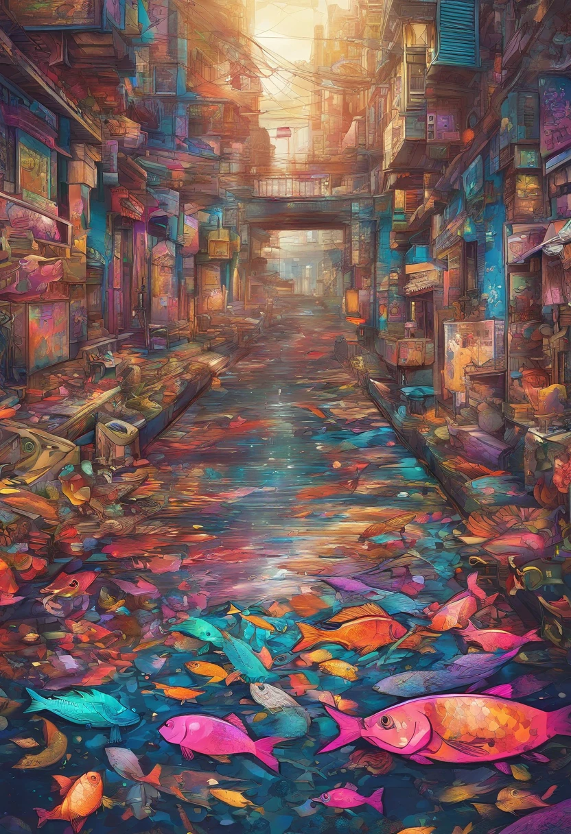tmasterpiece,Best quality at best,high qulity,the Extremely Detailed CG Unity 8K Wallpapers,scenecy,exteriors,the sea,without humans,scenecy,Eau,Dead corals,Schools of mutant fish,Dead fish carcasses,plastics,sewage,Polluted air,nuclear radiation,award winning photography,Background bokeh,depth of fields,hdr,blooms,color difference,真实感,The is very detailed,Trends on ArtStation,Trends on CGSociety,iintricate,high detal,dramatics,Midjourney Art