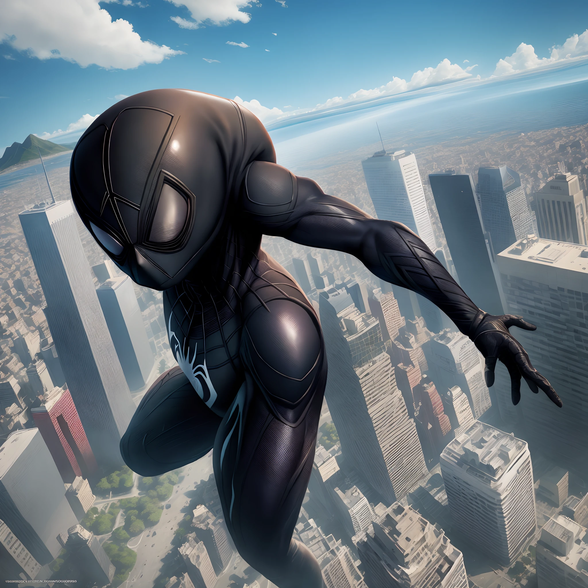 Miles morales Poursuivi dans toute la ville par venom