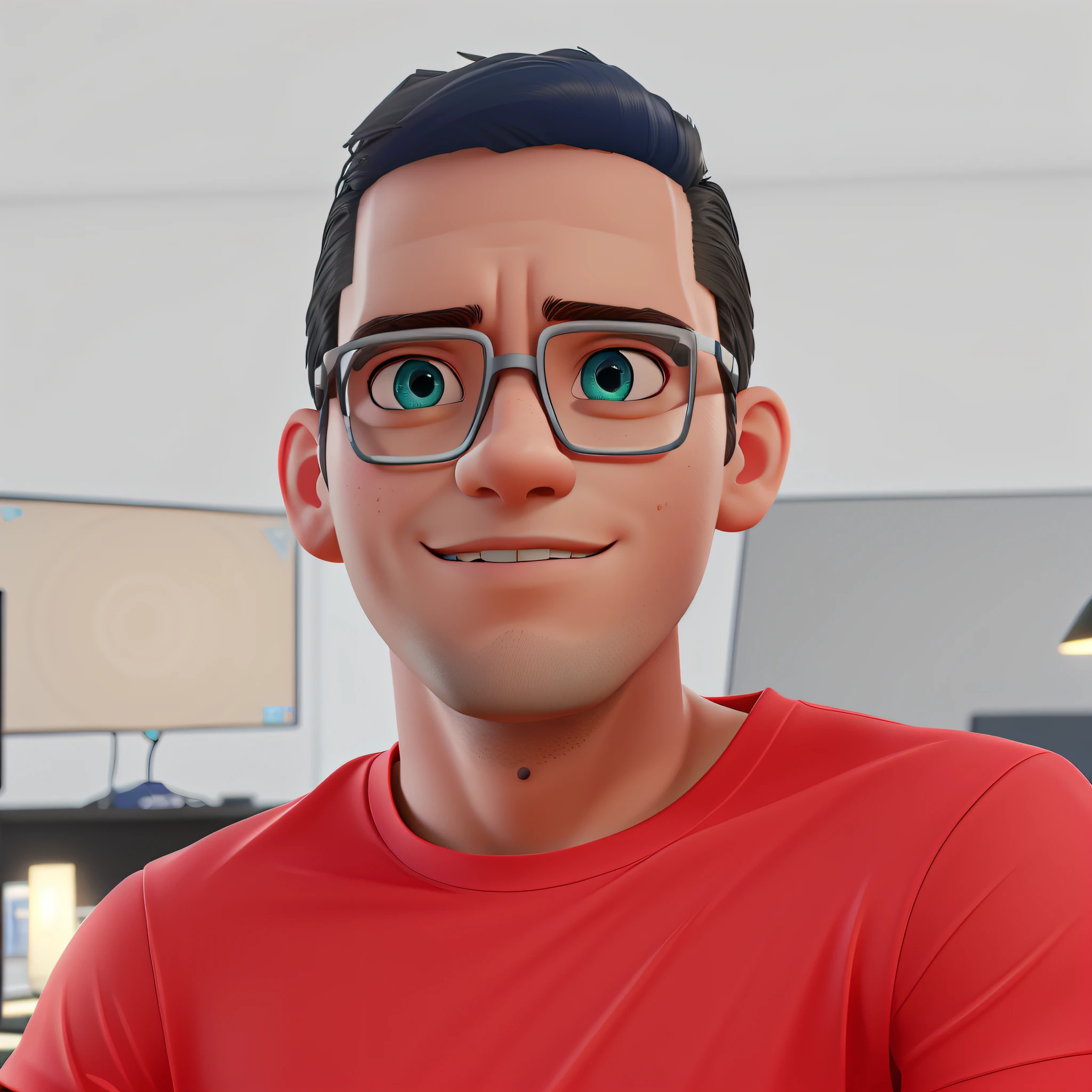 A young man in a gamer-themed office working as a designer with a graphics tablet with neon lights
(best quality, 4k, highres, masterpiece:1.2), ultra-detailed, (realistic, photorealistic:1.37), HDR, UHD, studio lighting, ultra-fine painting
portraits, gaming, futuristic, technology, creative process, neon colors
bright and vibrant colors, neon lights illuminating the room, futuristic interior design, sleek and modern furniture, computer screens displaying digital artwork, gaming-themed decorations on the walls, comfortable ergonomic chair, expressive facial features, intense focus and concentration, dynamic and energetic posture, immersive gaming atmosphere, artistic inspiration, creative and productive work environment