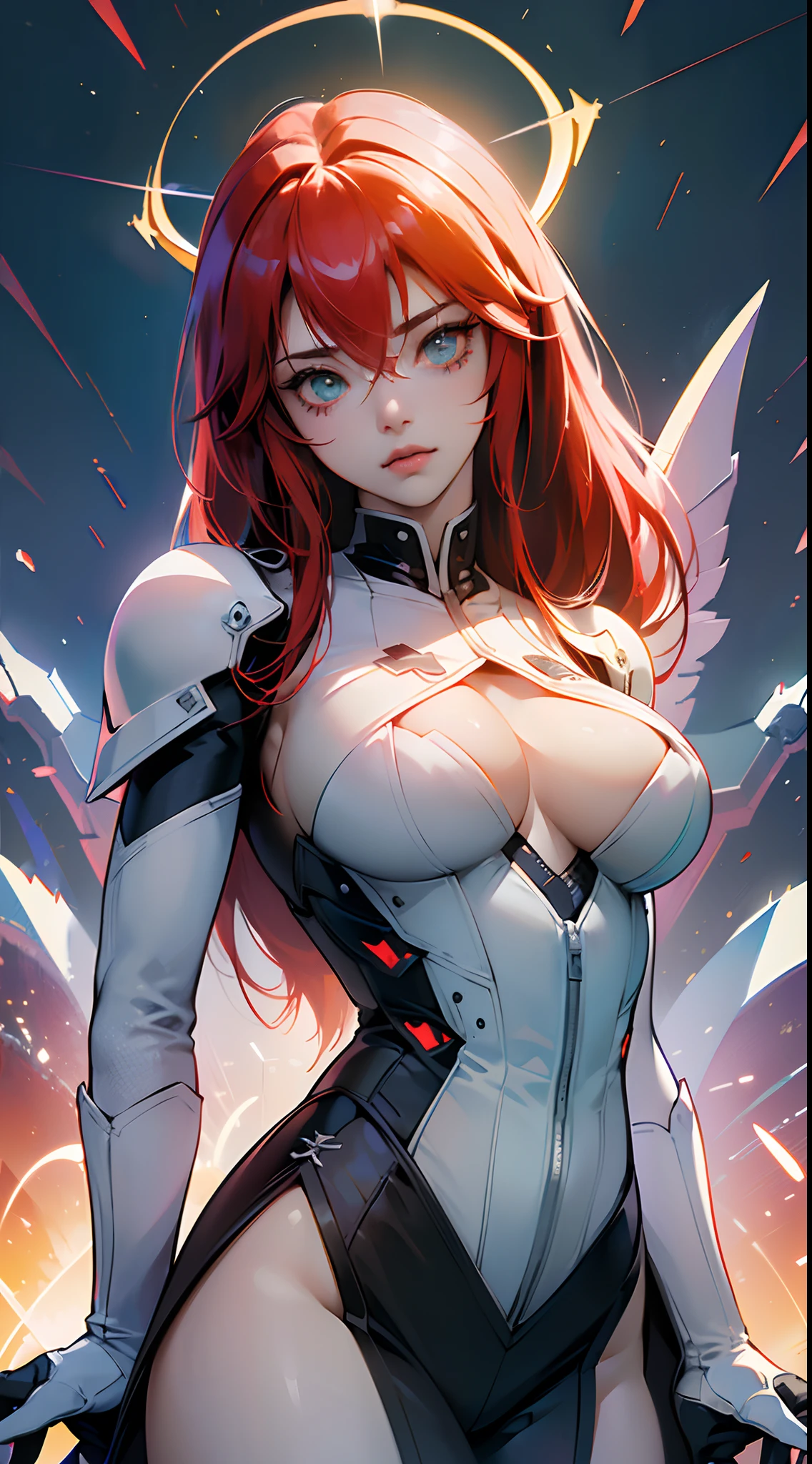 ((Ultra realismo )), (( HDR)) , (( tecnologia NVidia Ray traicing)) , Ultra Lighting, (( rosto liso )) ,  (( base na personagem Rias Gremory )), (( sentada na varanda )) , de forma sensual, (( corpo sexy )) , com fantasias sensuais .