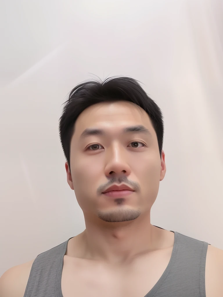 Wearing a gray shirt,Chinese man with black hair, 2 , 2 7 years old old), 2 9 years old, 3 2 - yea years old, 3 6 years old, 3 5 years old, 35 ye selfie photogrng, yanjun cheng,black hair, Surrealism, chiaroscuro, god rays, 8k, super detail