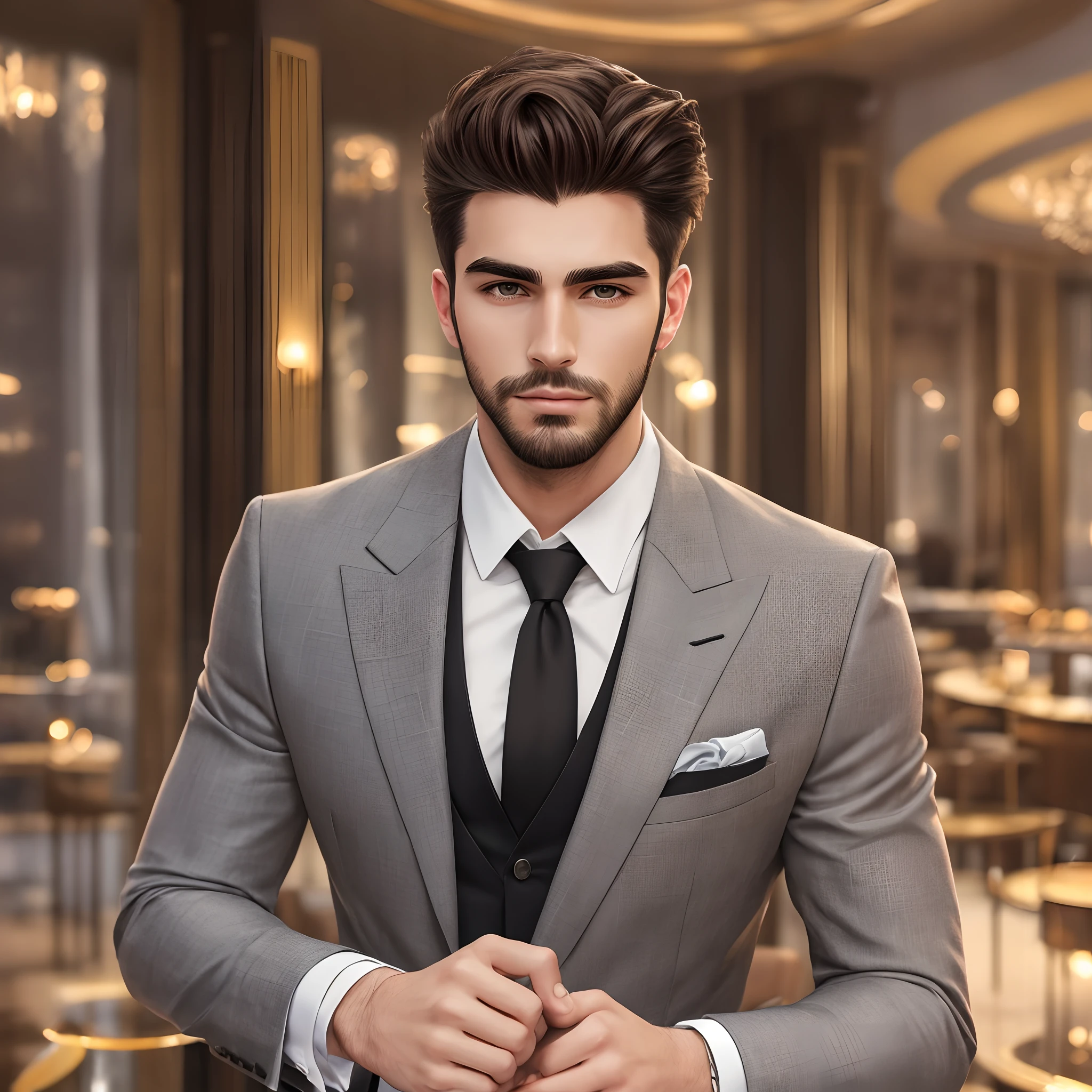 Ultra realistic, handsome game character, neonlights,