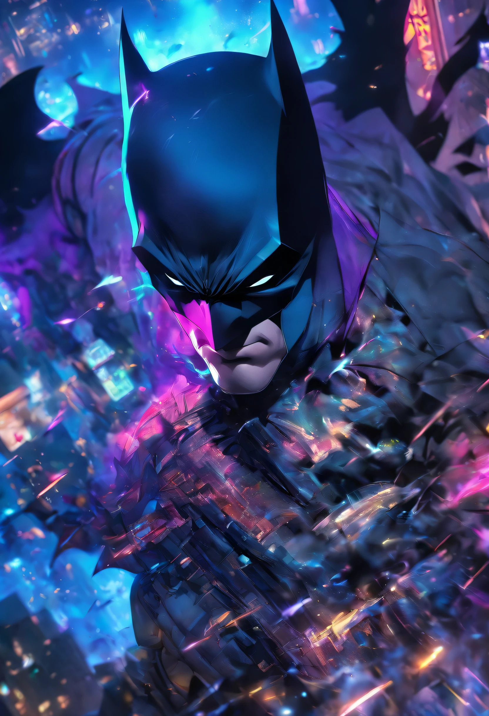 Masterpiece、top-quality、A hyper-realistic、Photorealsitic、batman、Super cool