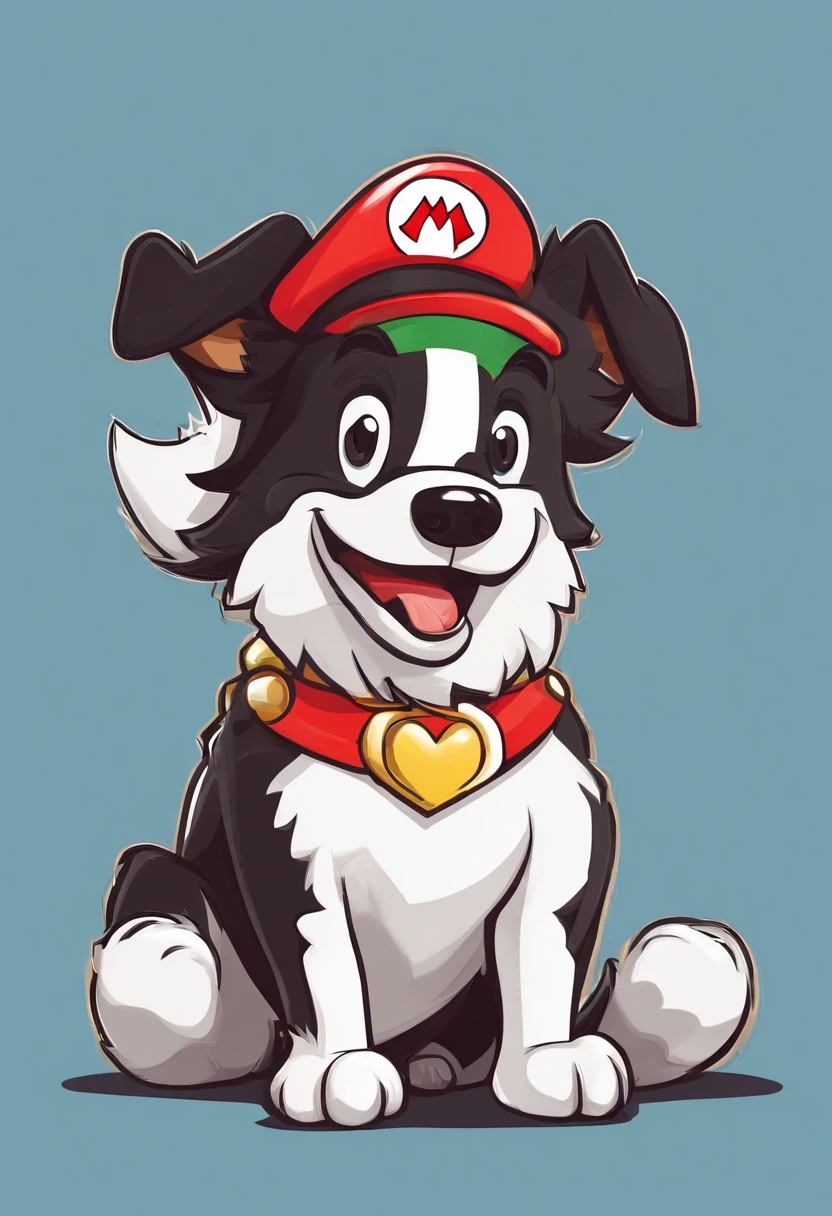 dog of the breed border collie