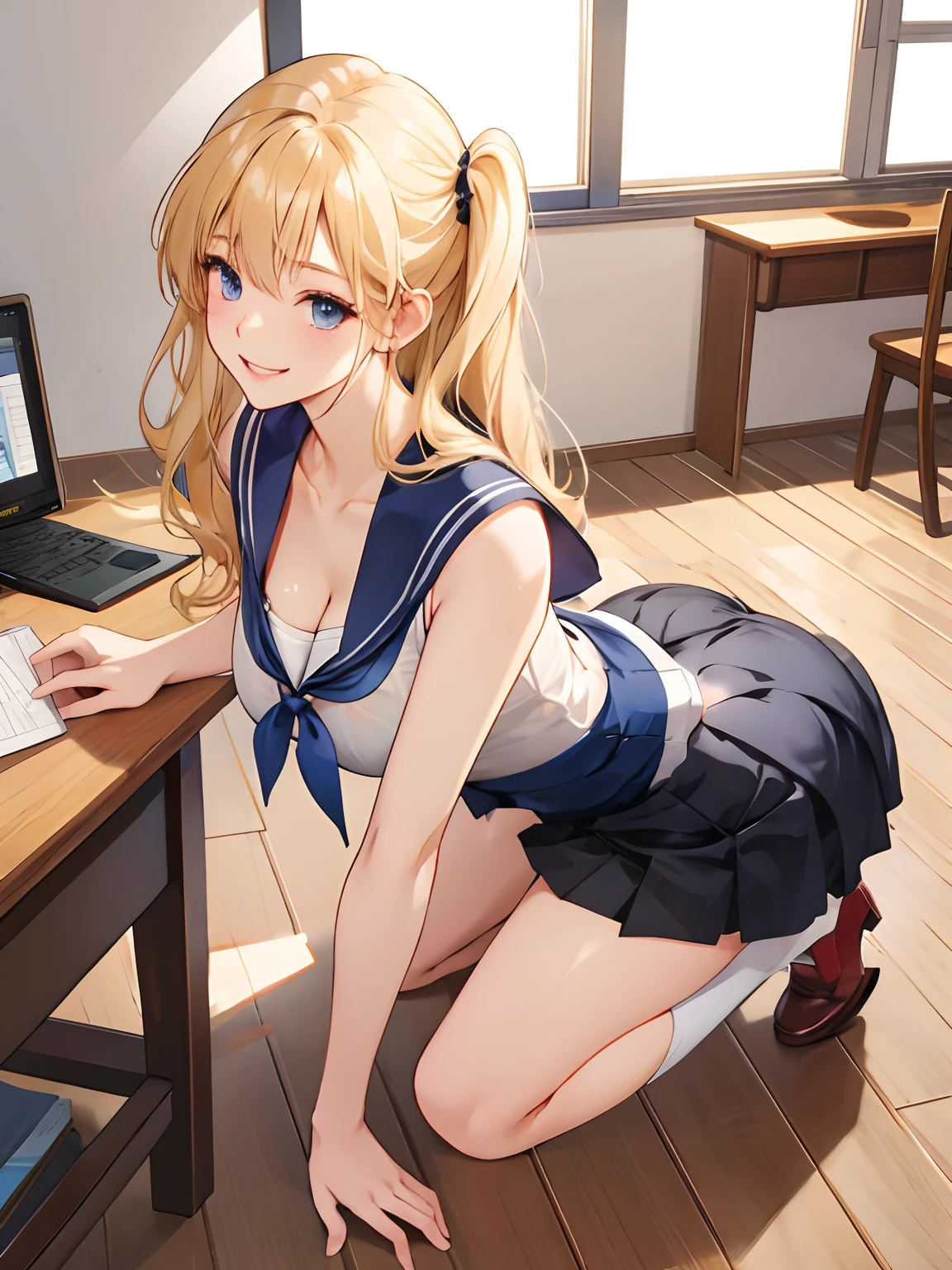 Insanely short skirt、Big ass、No pants、Erotic costumes、