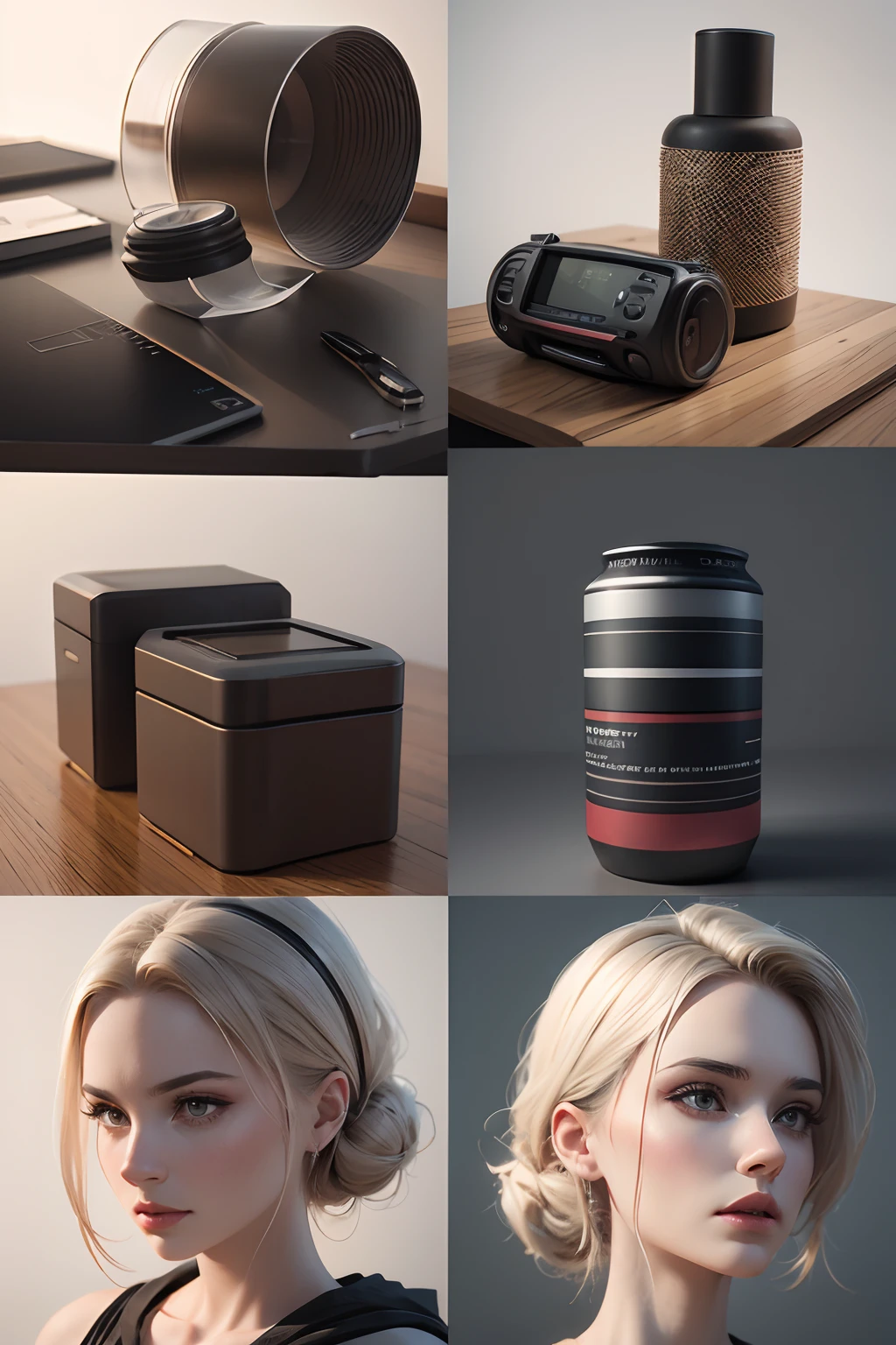 moodboard on product 3d renders