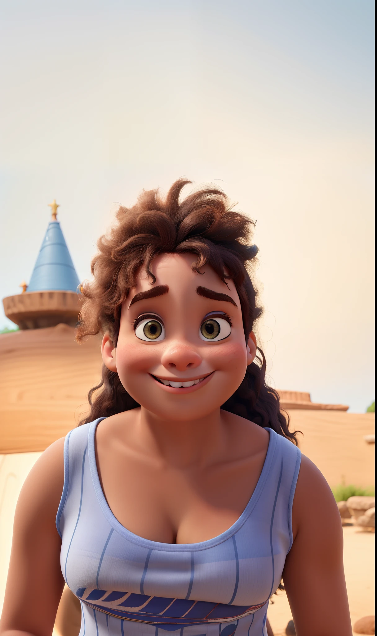 A Disney Pixar-style child, alta qualidade, melhor qualidade