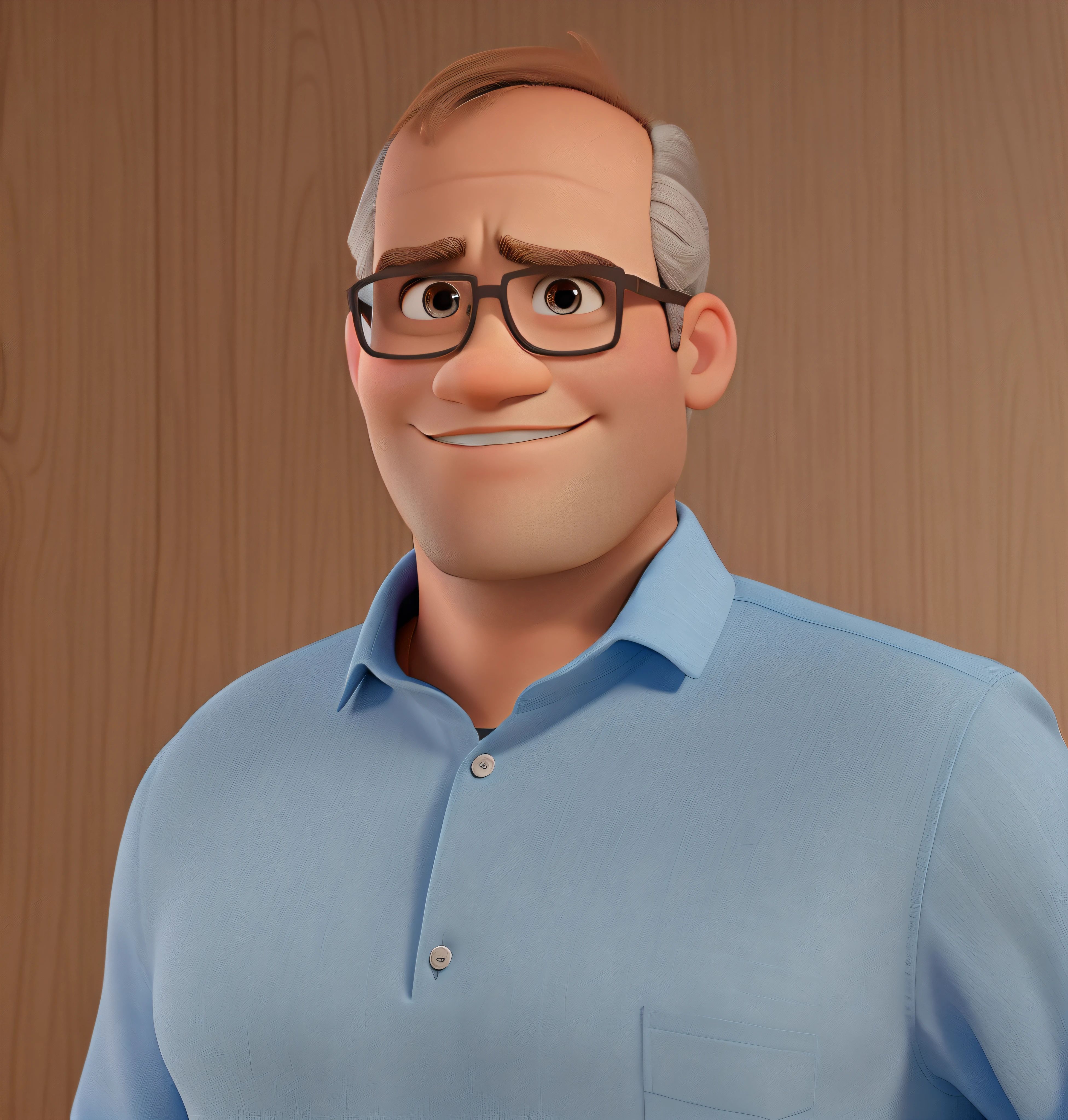 Um homem estilo disney pixar, alta qualidade, melhor qualidade