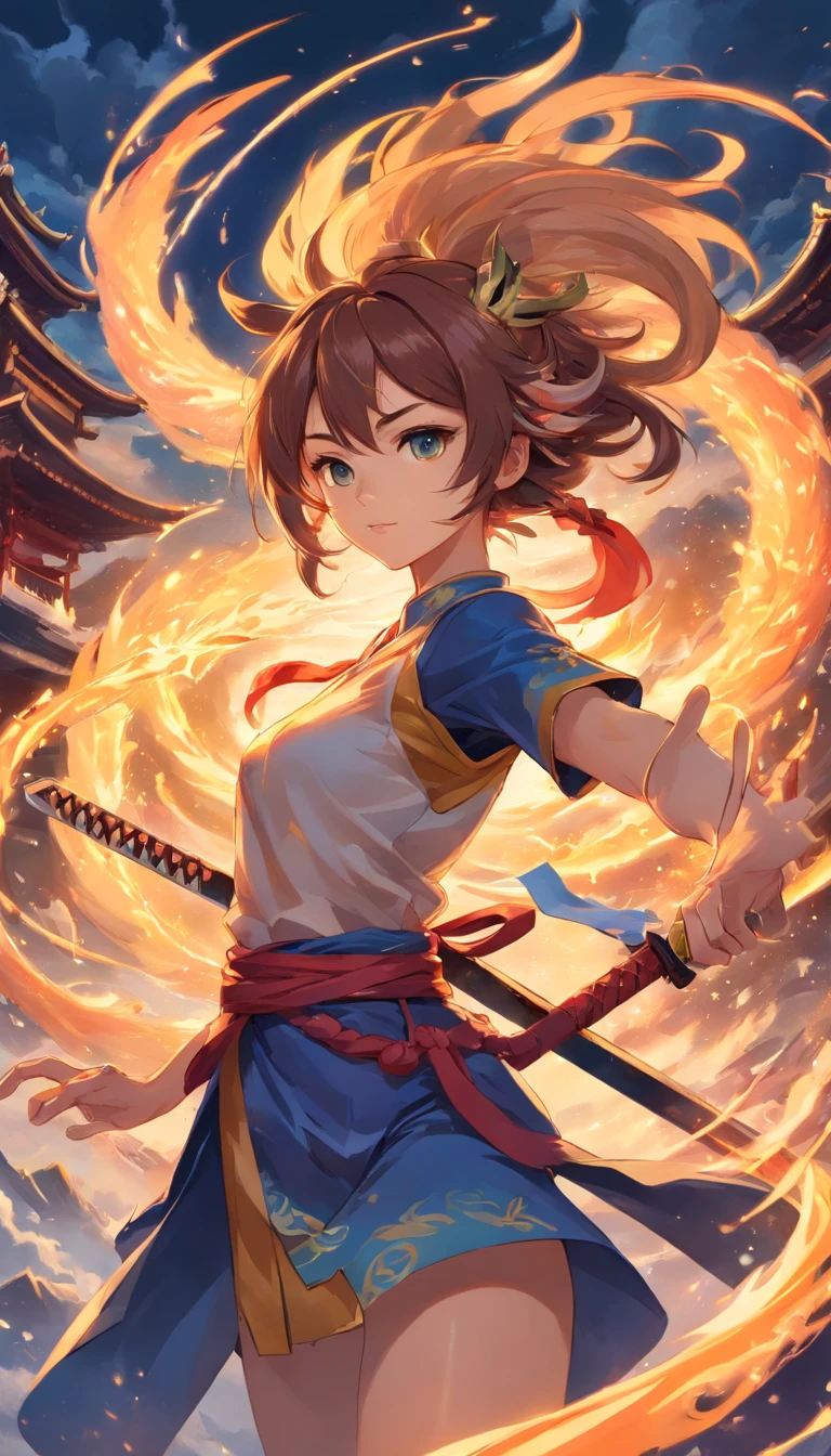 tmasterpiece，best qualtiy，超高分辨率，Detailed details，A picture of a demon with a sword，beautiful male god of death，详细的脸，mohrbacher，inspired by Shunkōsai Hokushū，in the artistic style of mohrbacher，asura from chinese myth、the god of chaos，Inspired by Ryūkōsai Jokei，in style of peter mohrbacher