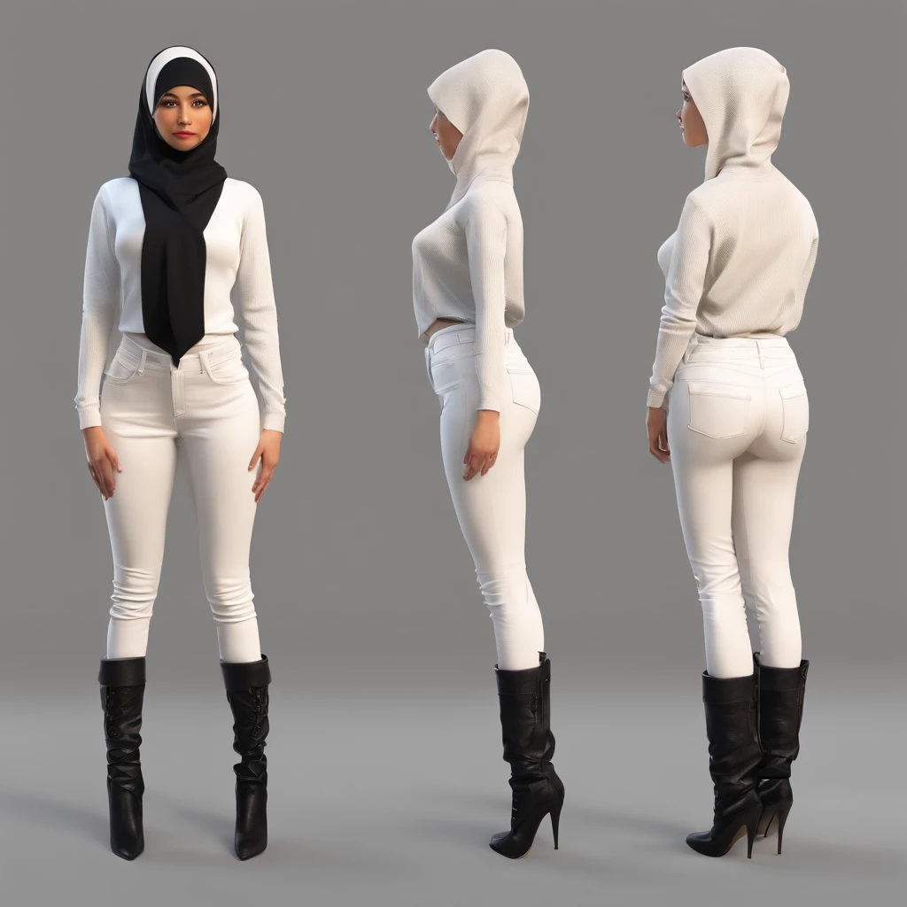 Hijab from behind, hijab lingerie, hijab tight jeans hijab fetish, hijab backview skinny jeans,