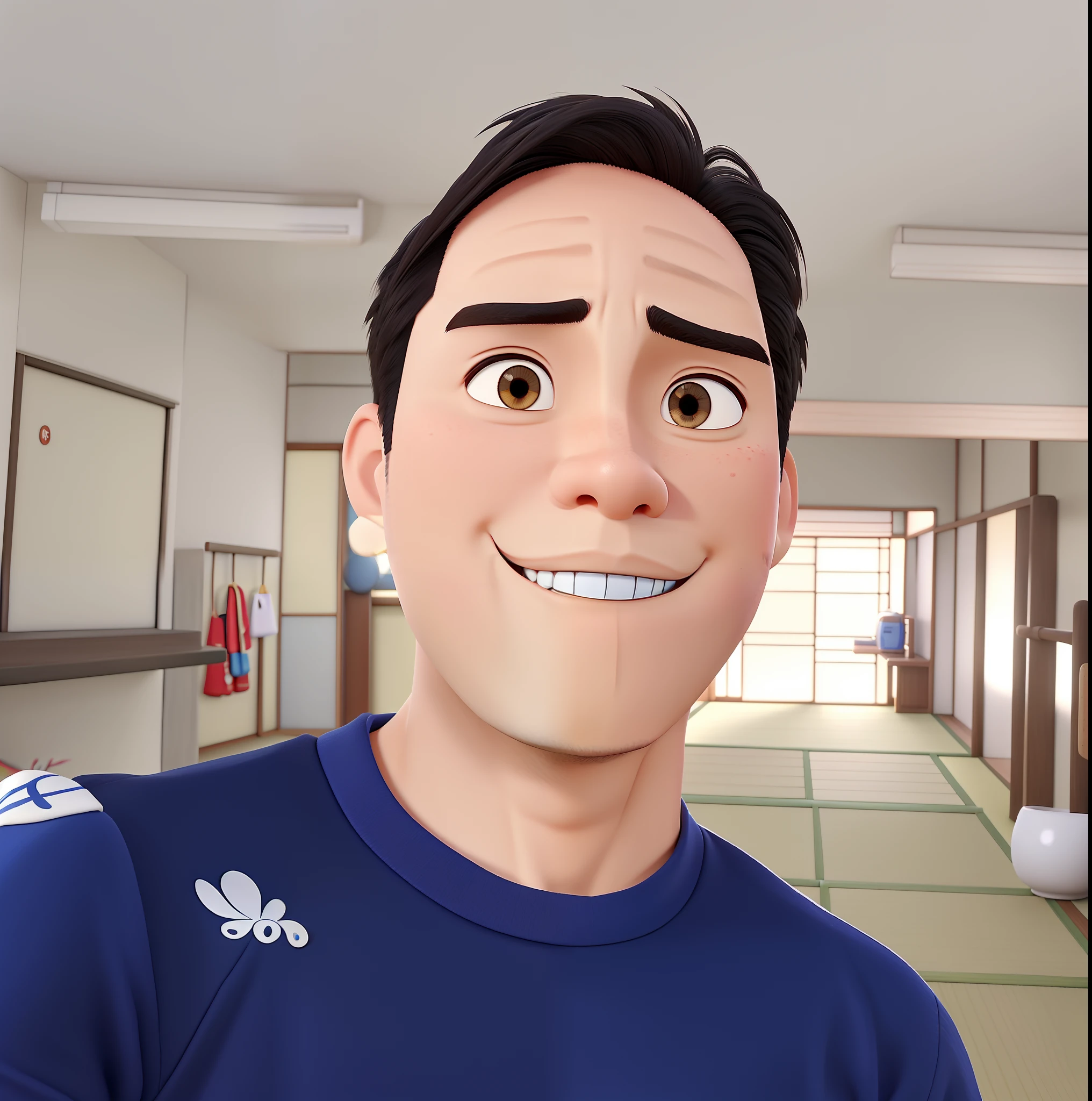 A Japanese Man Disney Pixar Style, alta qualidade, melhor qualidade