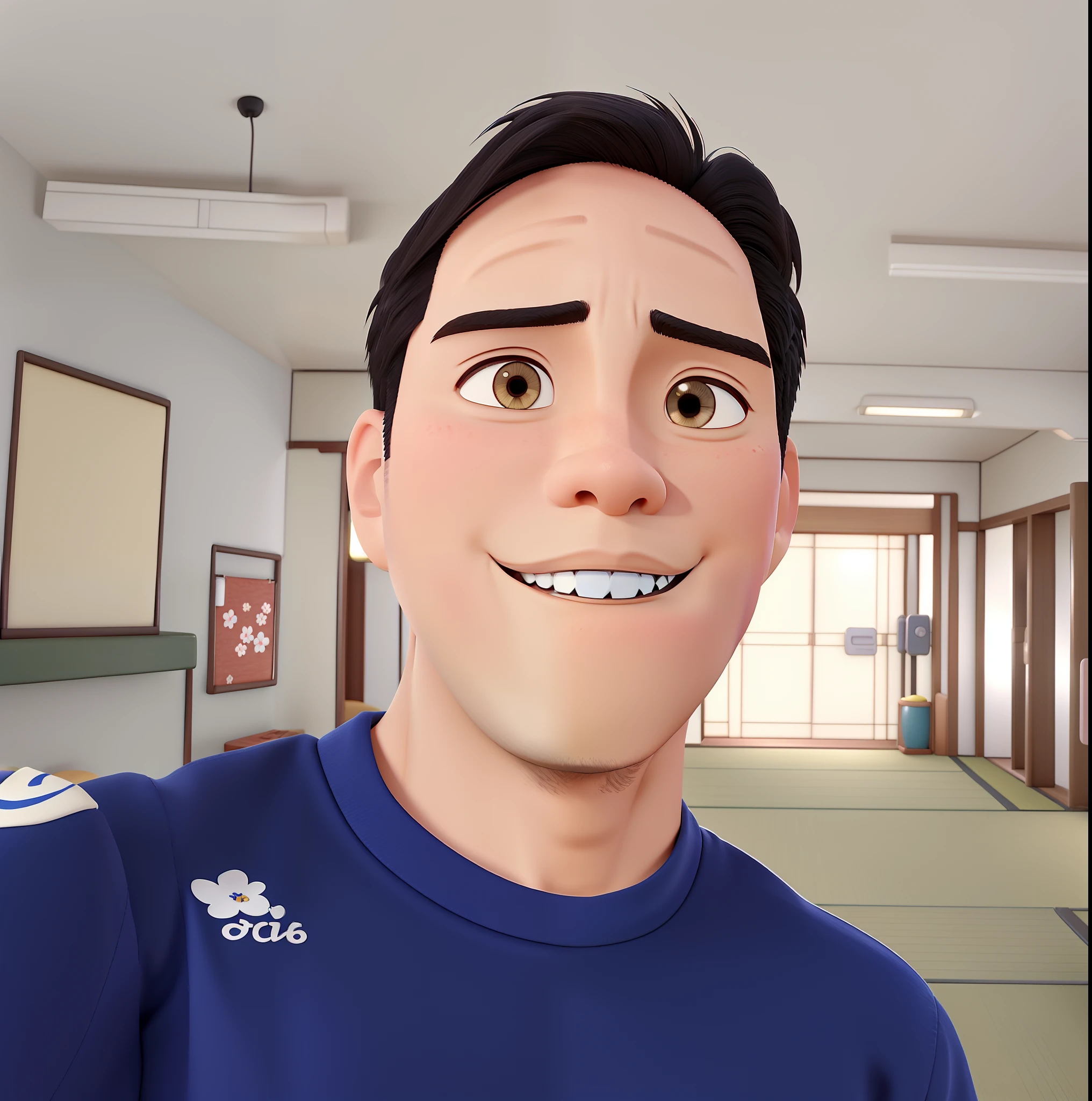 A Japanese Man Disney Pixar Style, alta qualidade, melhor qualidade