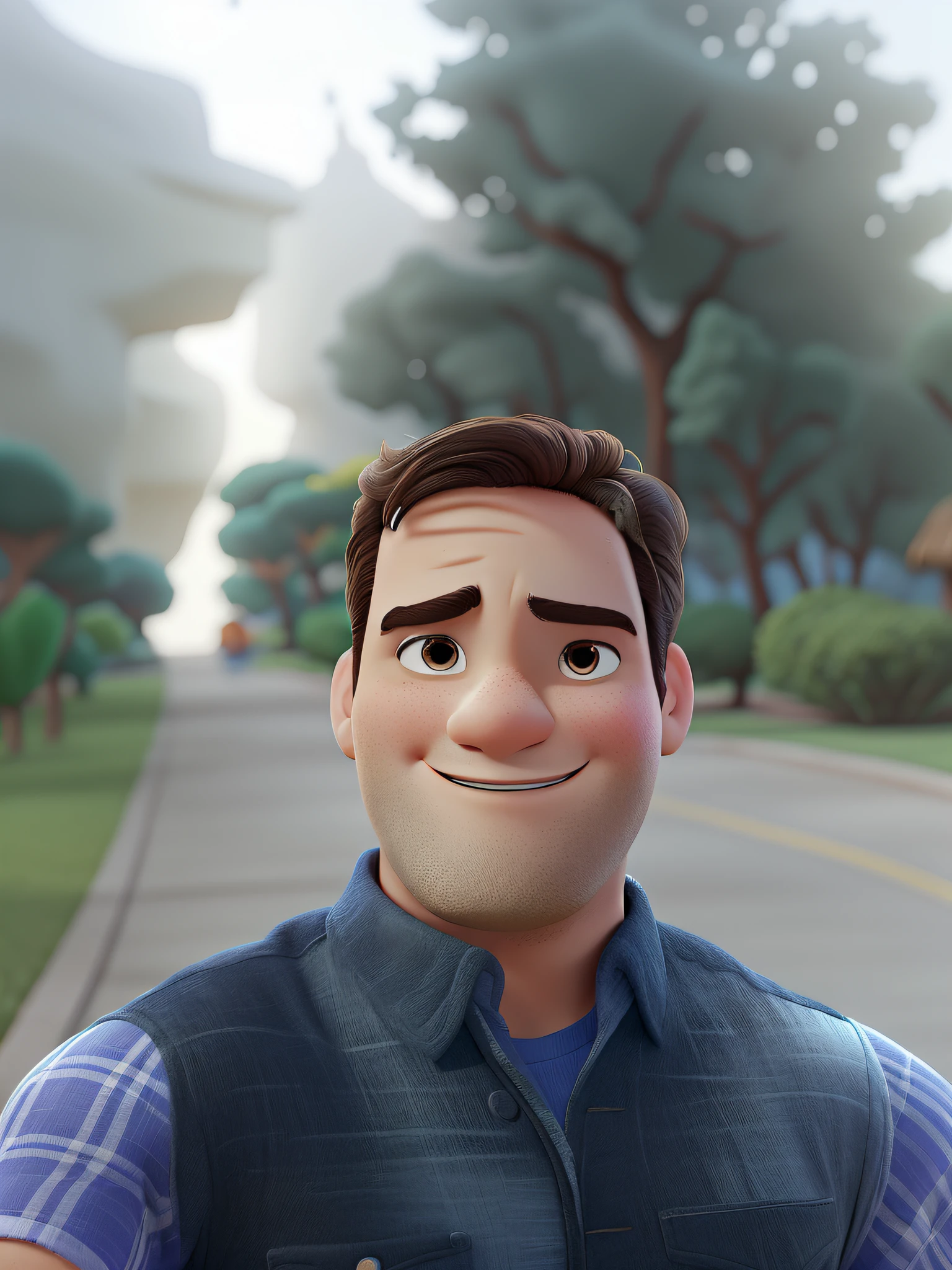 poster no estilo disney pixar. um homem branco no estilo disney pixar, melhor imagem, melhor qualidade