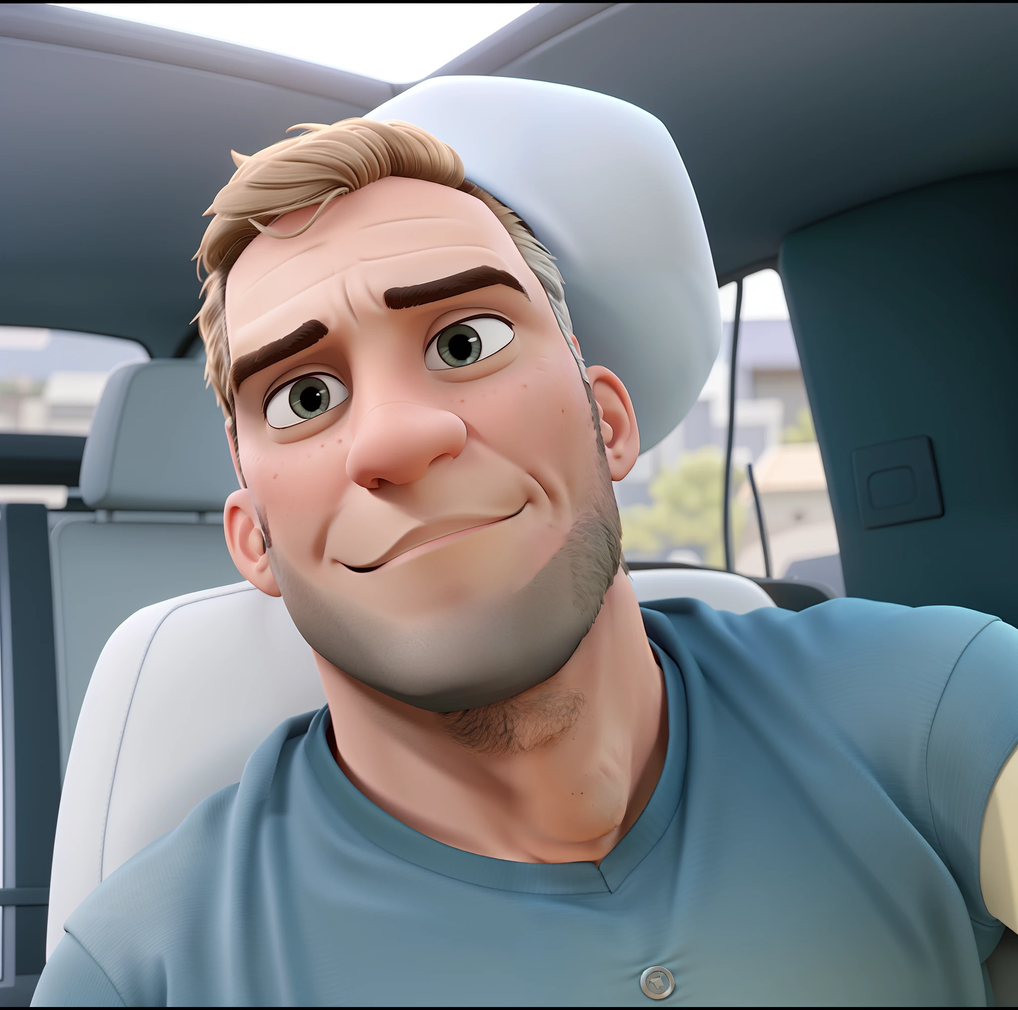 Homem 40 estilo pixar