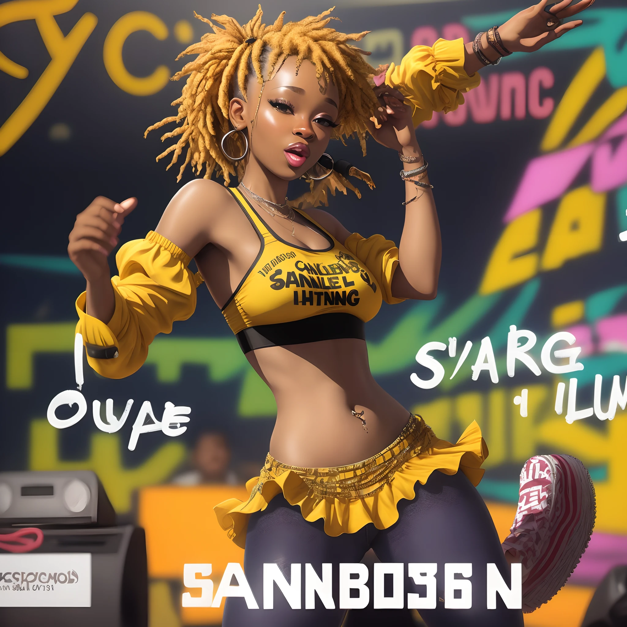 Put bare dancehall on a flyer put the word dancehall on it