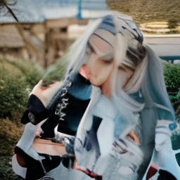 , Colossal, Twin Tails, Silver Hair, Hoodie, Vintage Gothic, Pose, Cute, Face Up, High Quality, Necklace, Ring, Bracelet, Earrings