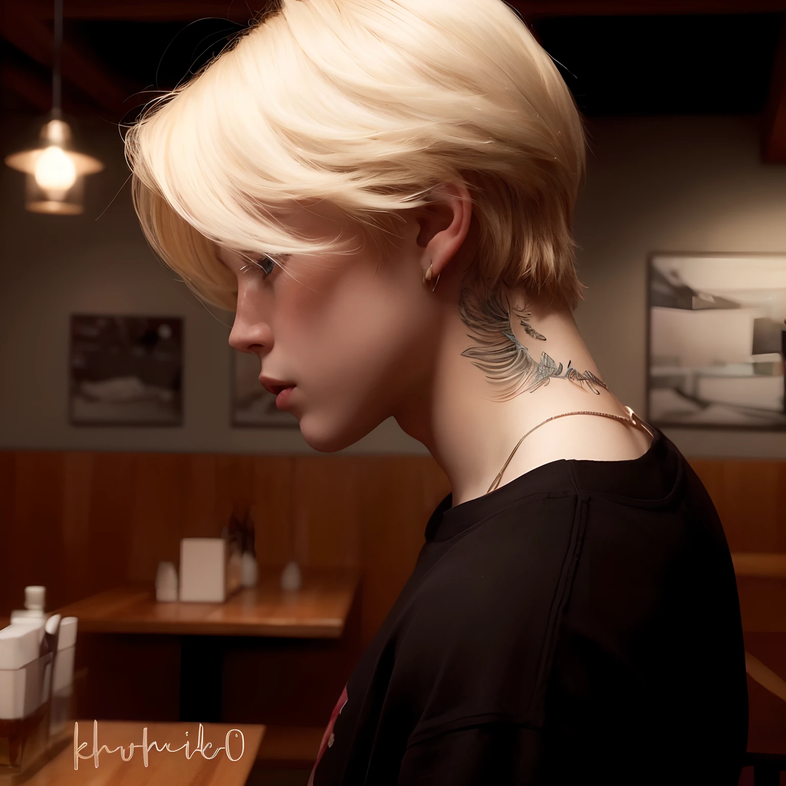 (a beautiful blond young boy),(realistic portrait),bright blue eyes,soft blond hair,rosy cheeks,innocent expression,vibrant colors,soft lighting,natural background,vivid details,best quality,highres,ultra-detailed,physically-based rendering