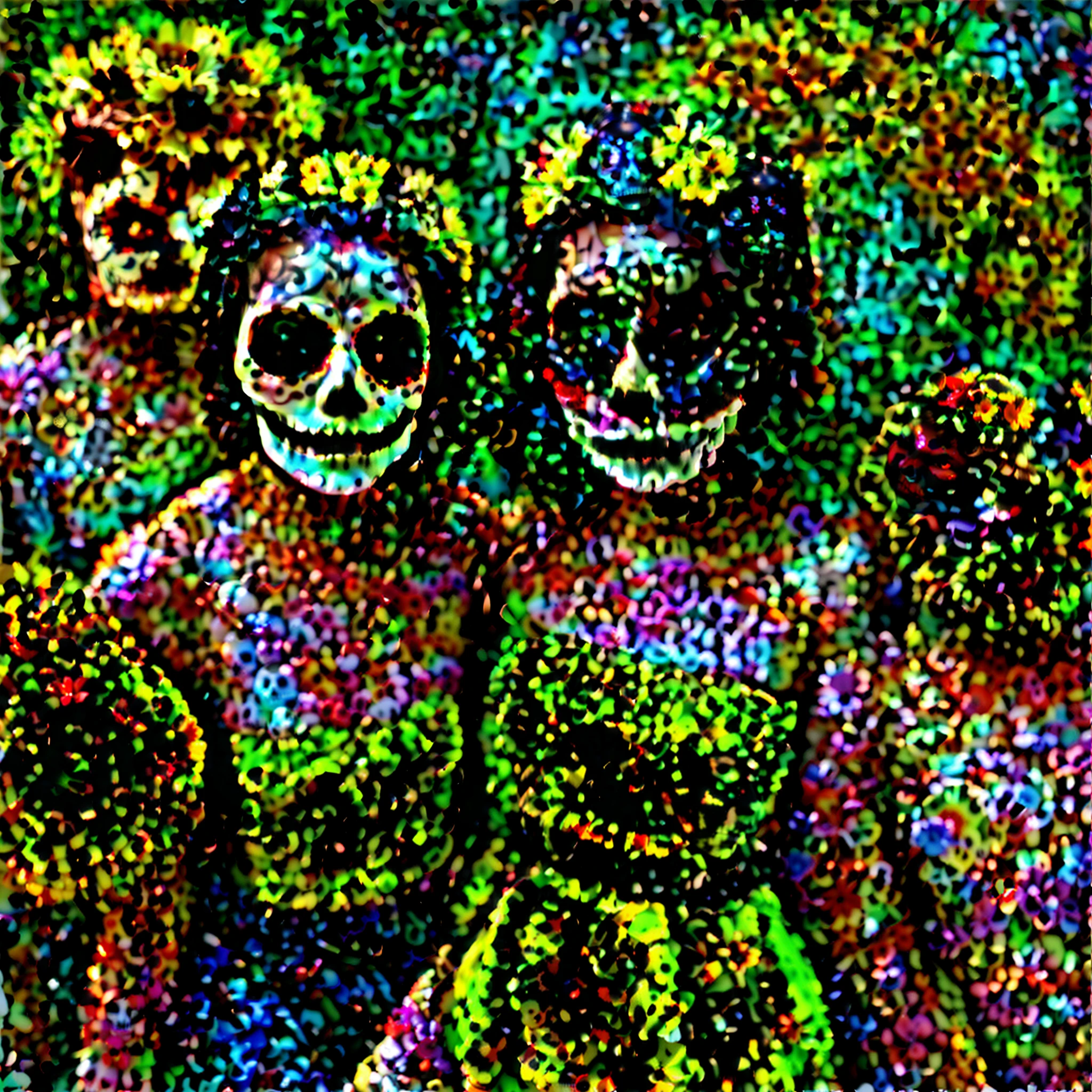 Alex Drummer photoshoot Mexican tradition, girls dressed as catrinas with their faces painted as skulls, on the day of the dead, through the streets of Pátzcuaro Michoacán, yellow and orange flowers everywhere, photography in the styles of national geographic magazine, High Angle Shot, cinematic, Highly detail --ar 9:16