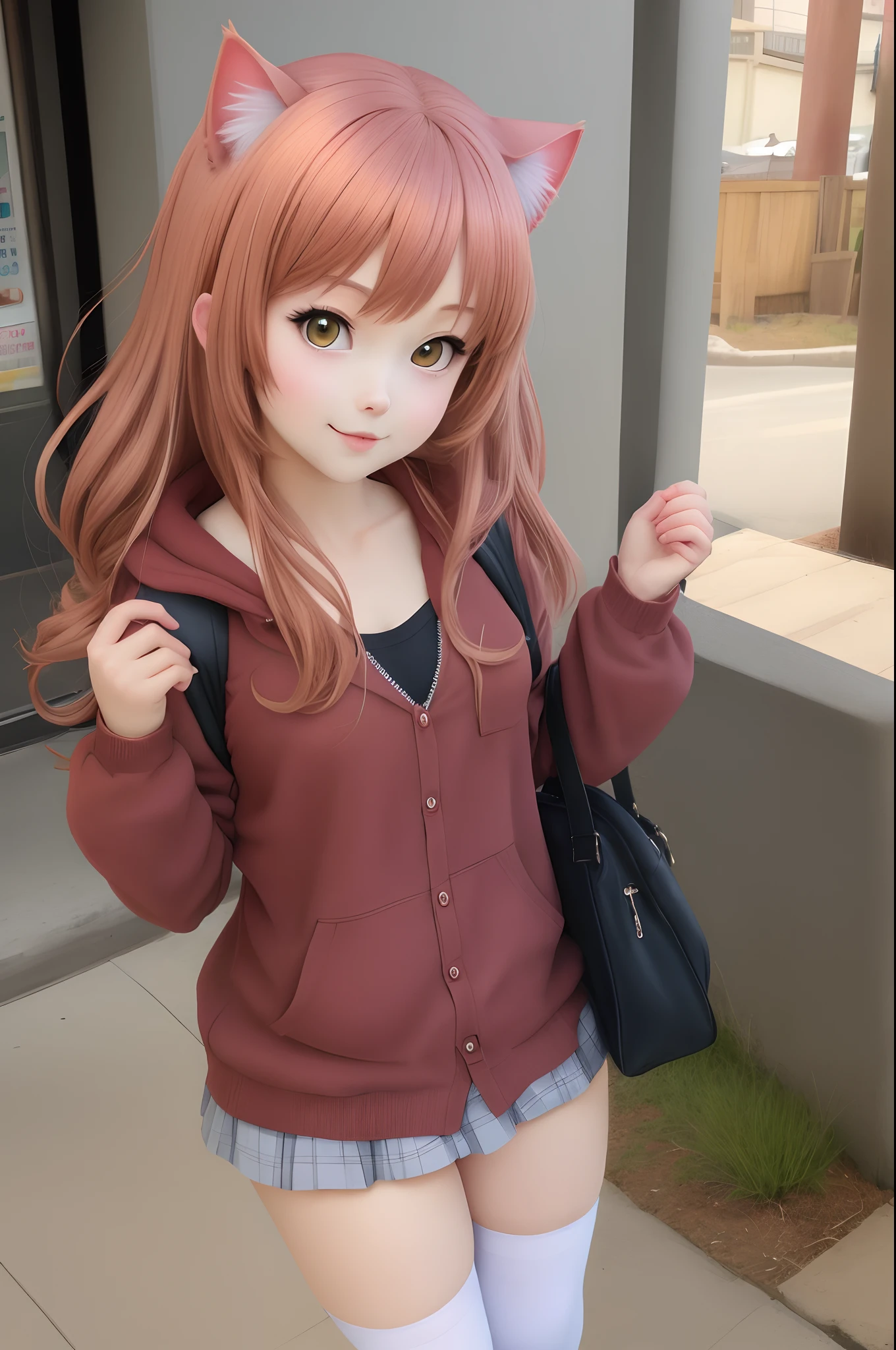 Anime catgirl