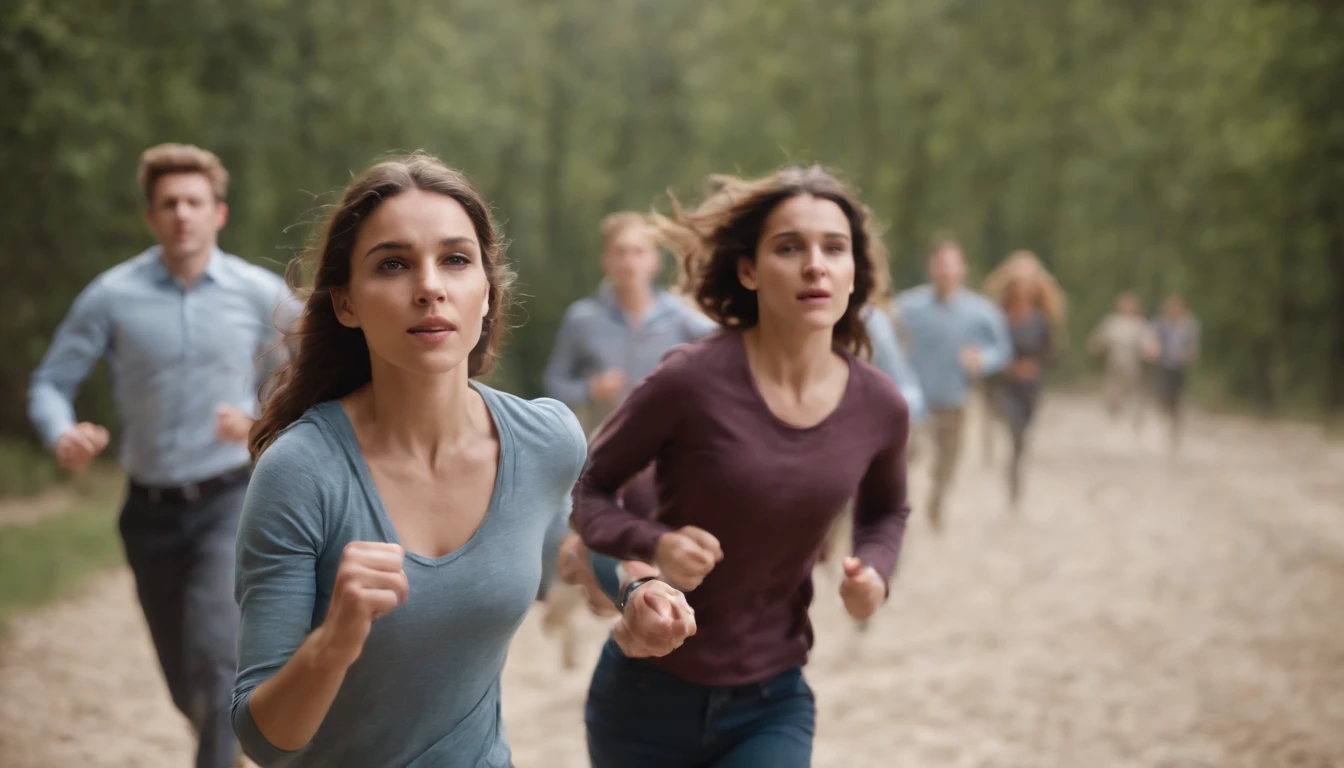 Students run away