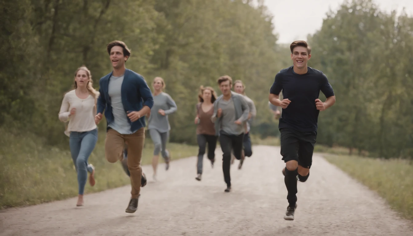 Students run away