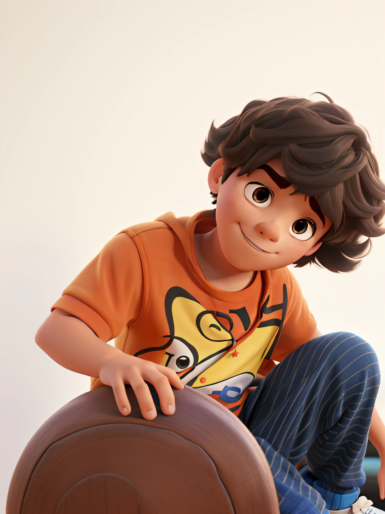 Um  estilo disney pixar poster, alta qualidade