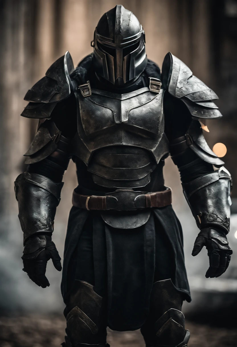 Masterpiece, UltraHD, photorealism, best quality, award-winning, massive male berserker, futuristic tech armor with scary helmet, looking at the camera, full body is shown in armor