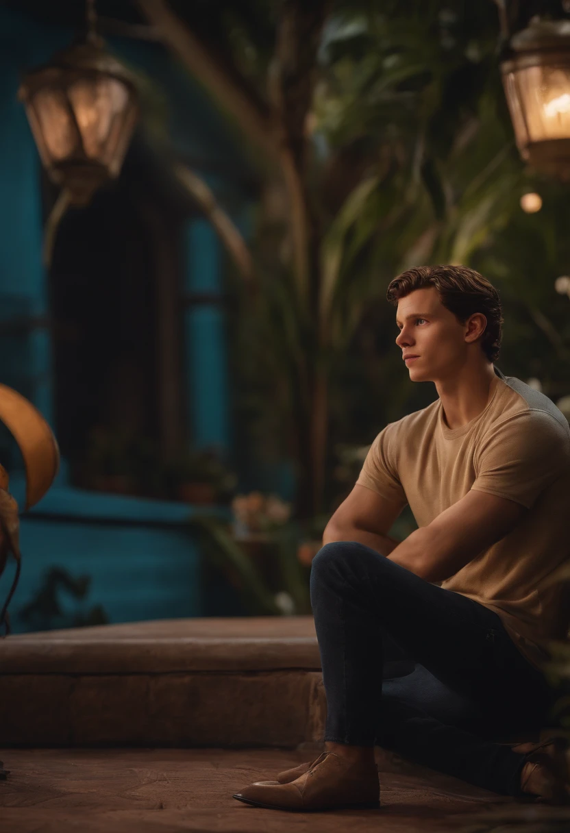 Nus de Tom Holland homem estilo pixar melhor qualidade, alta qualidade