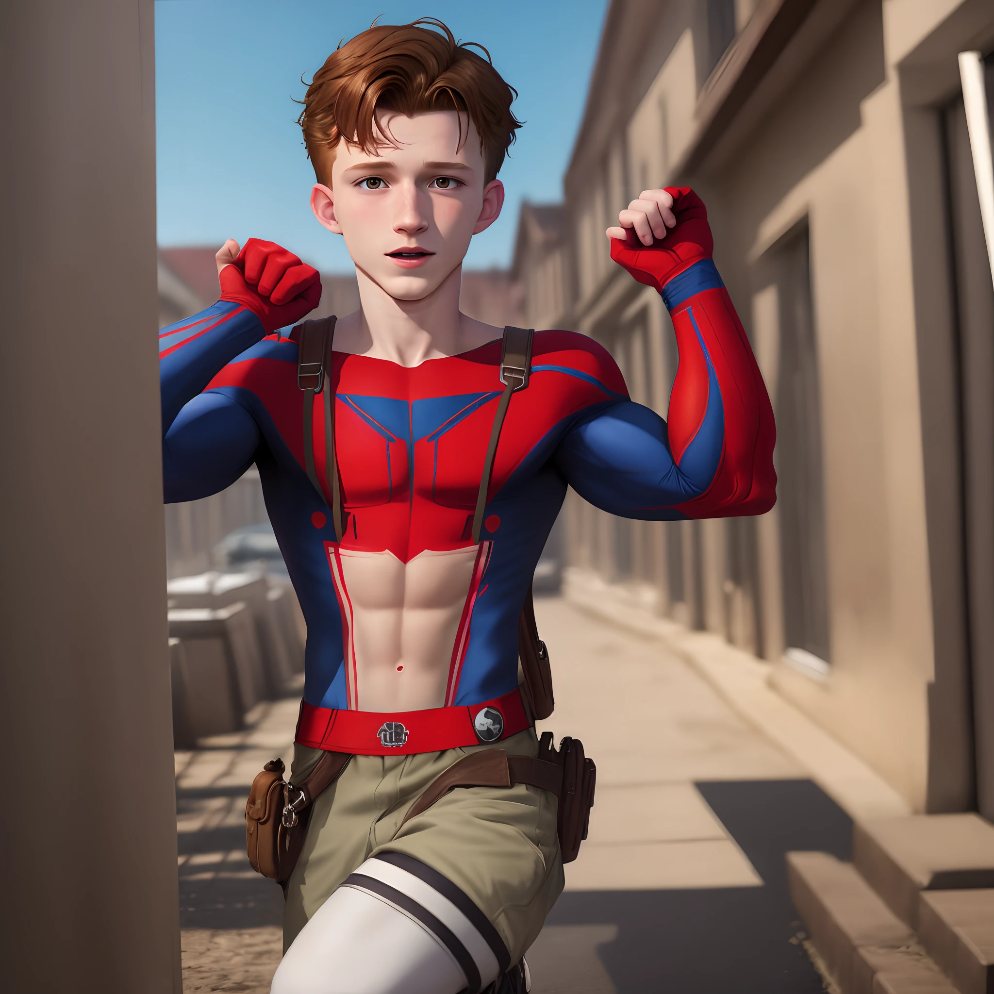Huge muscles,(((Huge erect penis))),Hero Suit,On the roofs of Paris,Pierced Elf Ears,((Massive ejaculation)),blushing cheeks,red mesh hair,Child-like appearance,(((10-year-old boy,Chibi,young boy&#39;s face))),Well-trained muscles,(((2boys,Gay couple,A deep kiss))),Imminent sexual activity,Ripped and torn muscles,(((2 people))),Tattoo,Crying face,A torrent of saliva,Long Hair