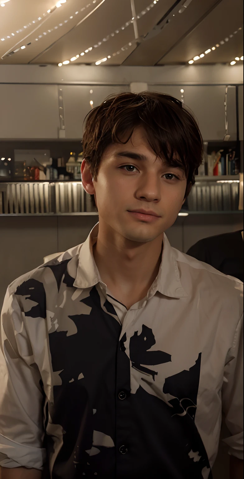 Smart boy ultra realistic handsome background realistic