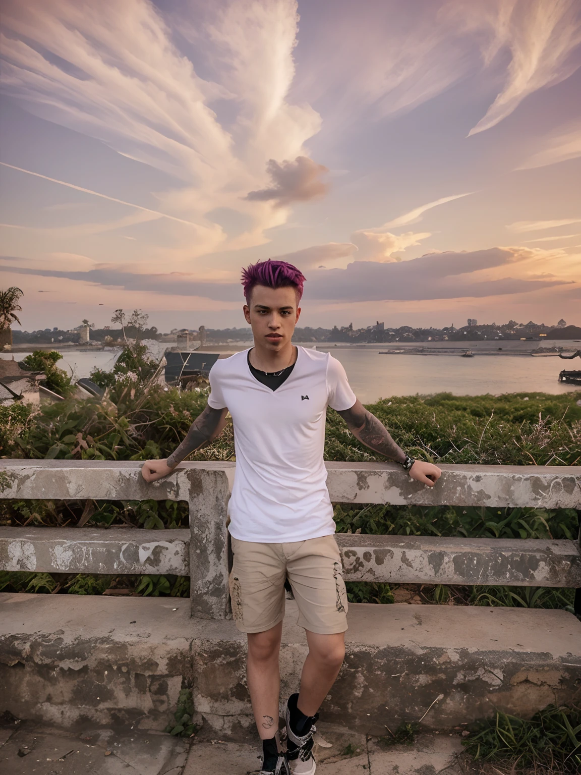 Punker Breaker boy, realistic, new look, change background