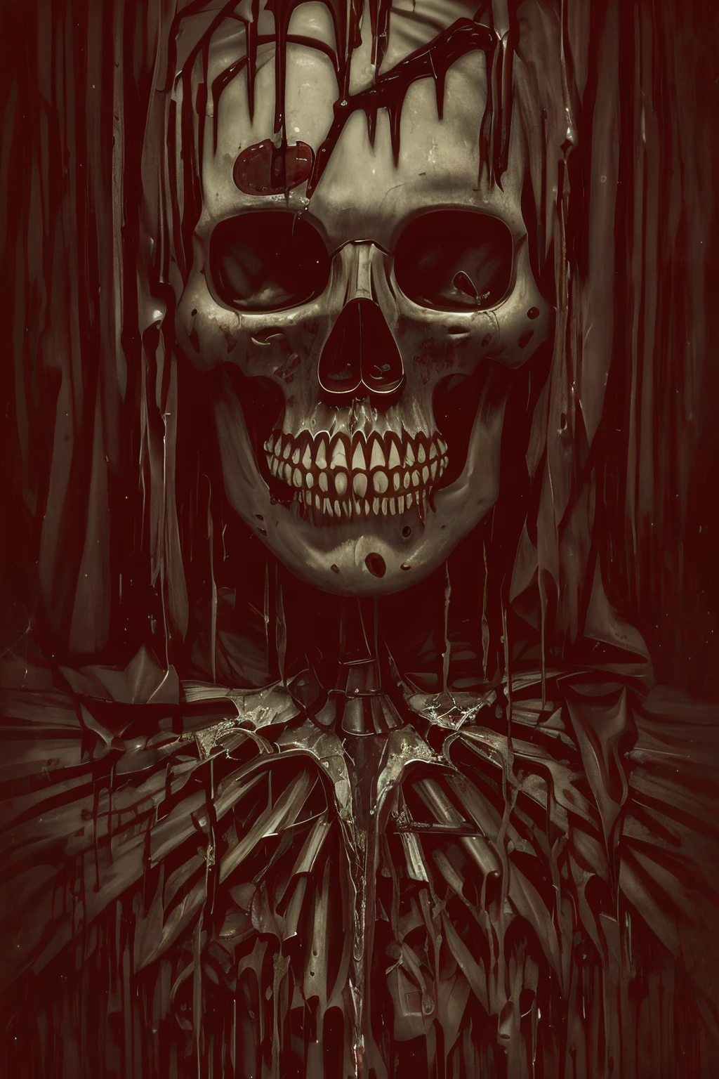 (best quality,4k,8k,highres,masterpiece:1.2),ultra-detailed,(realistic,photorealistic,photo-realistic:1.37),bloody heart,broken wooden board,dim lighting,dark atmosphere,gloomy,mysterious,horror,dripping blood,detail-rich,disturbing,macabre,gritty texture,gothic style,lopsided,damaged wood,ominous shadows,dark red hues,spooky,haunting,foreboding,decaying,creepy vibes,forensic,sinister,twisted,unearthed,hidden secret,treasure,abandoned,supernatural presence,foreboding atmosphere
