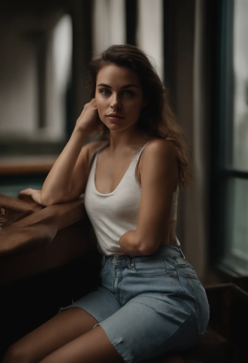 cute beautiful ginger woman,full body, close up, perfect angle, 18 years old, (naked:1.5), dark, night time, medium length hair, high-res, masterpiece, best quality,intricate details, highly detailed,sharp focus, detailed skin,realistic skin texture,texture, hotel, bed, detailed eyes, professional, 4k, shot on Canon, 85mm,shallow depth of field,kodak vision color, eyeshadow, extremely detailed, photo_\(ultra\), photorealistic, realistic, post-processing, max detail, roughness, real life, ultra realistic, photorealism, photography, 8k uhd, photography