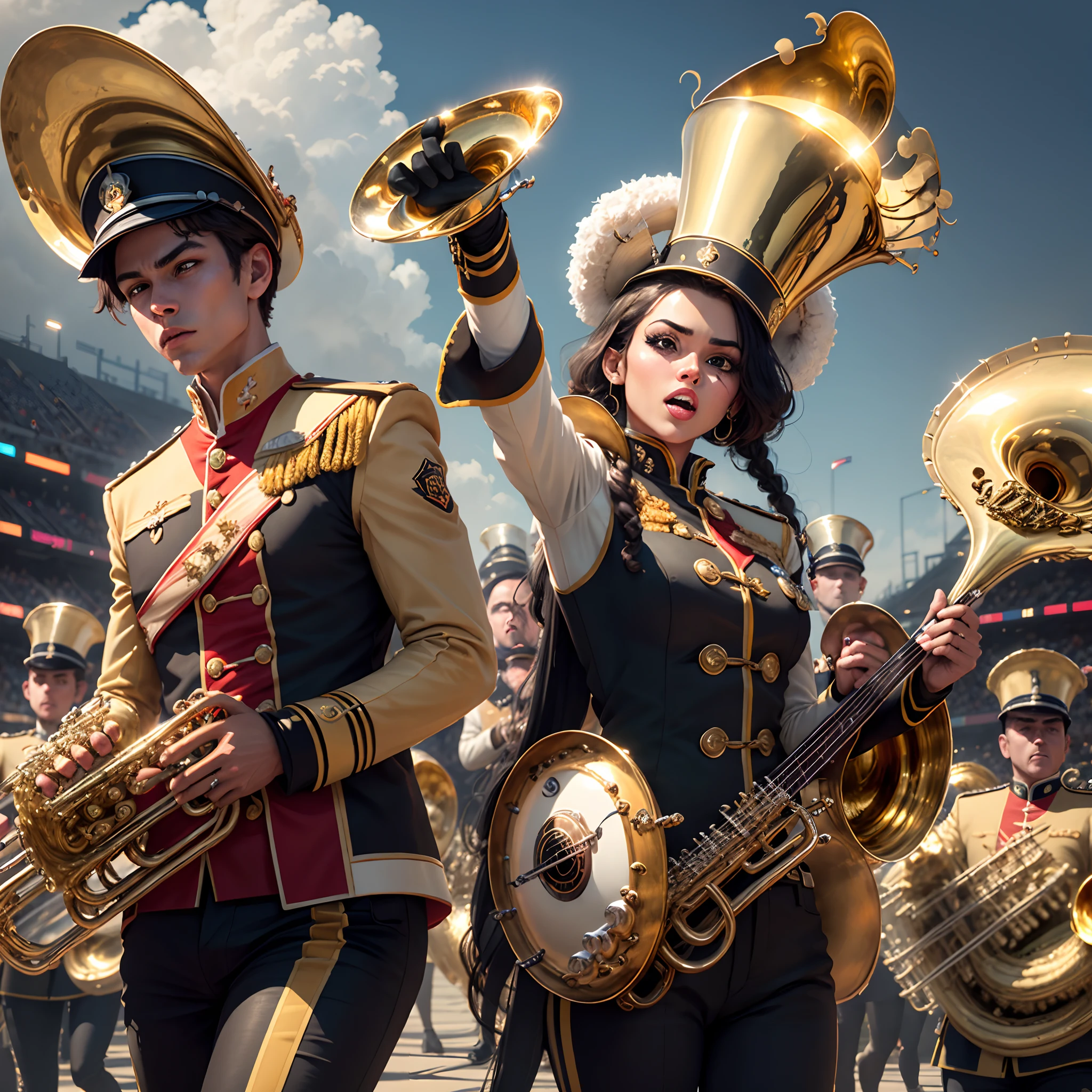 Marching band
BANDS
Preto e dourado
Pixar