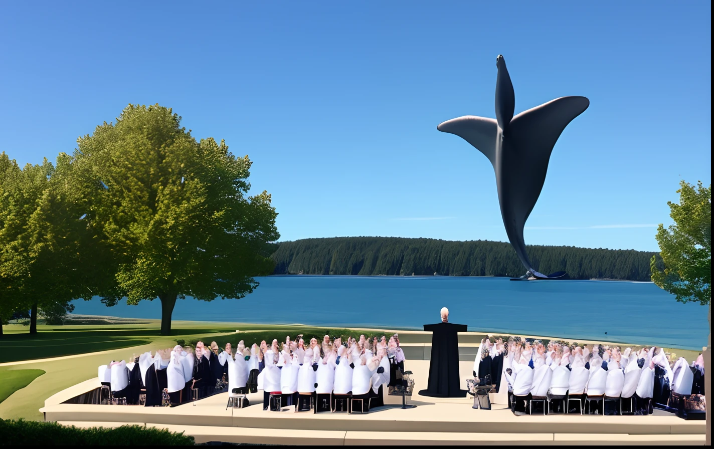 Whale preaching sermon cathedral